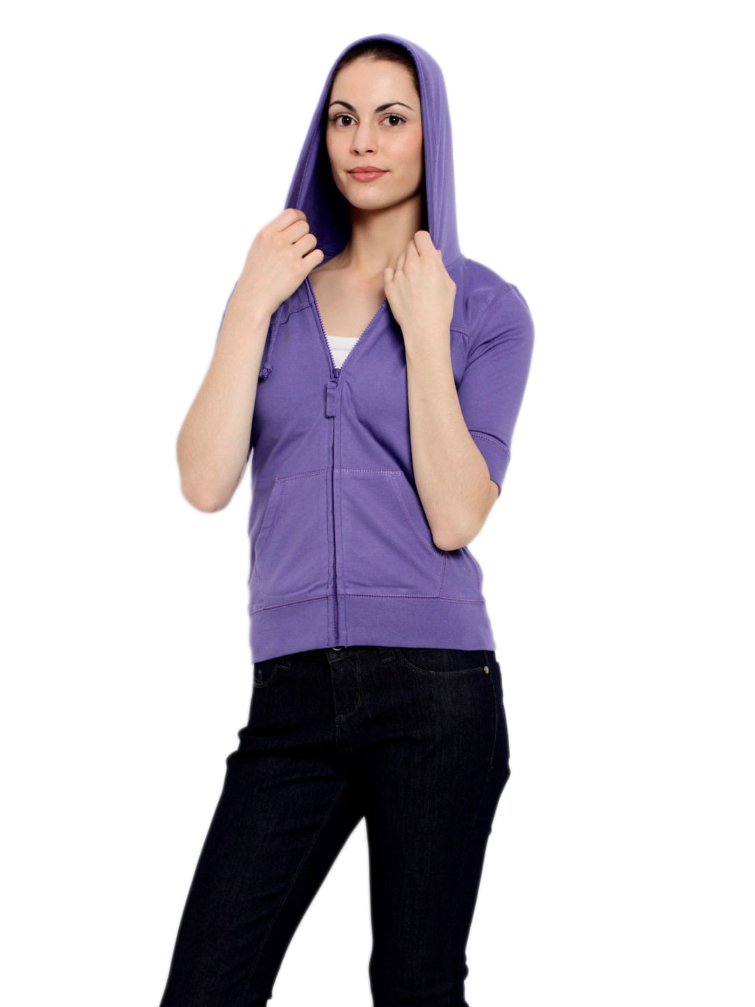 Wrangler Women Solid Purple Jacket