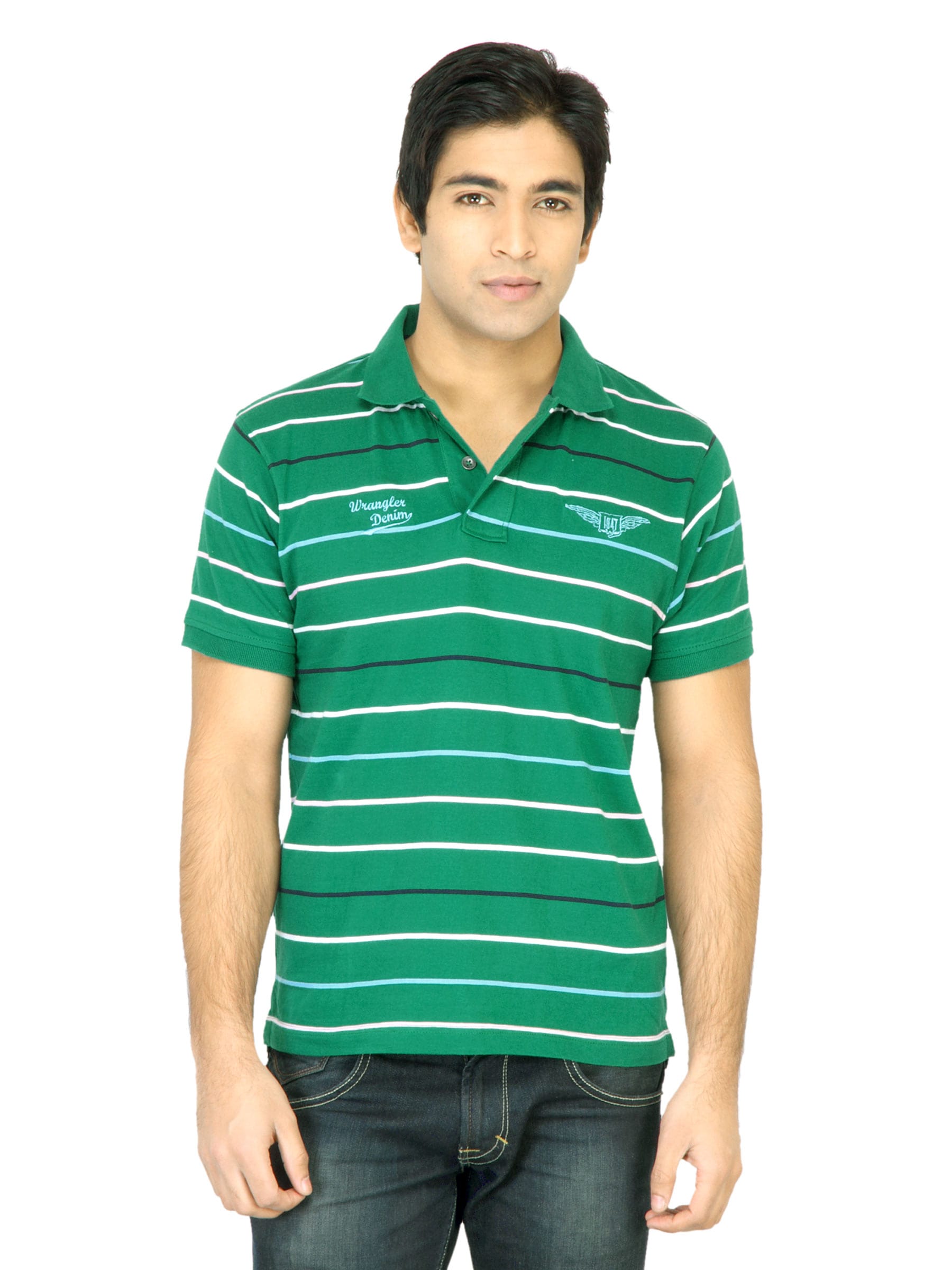 Wrangler Men Wing Green T-shirt