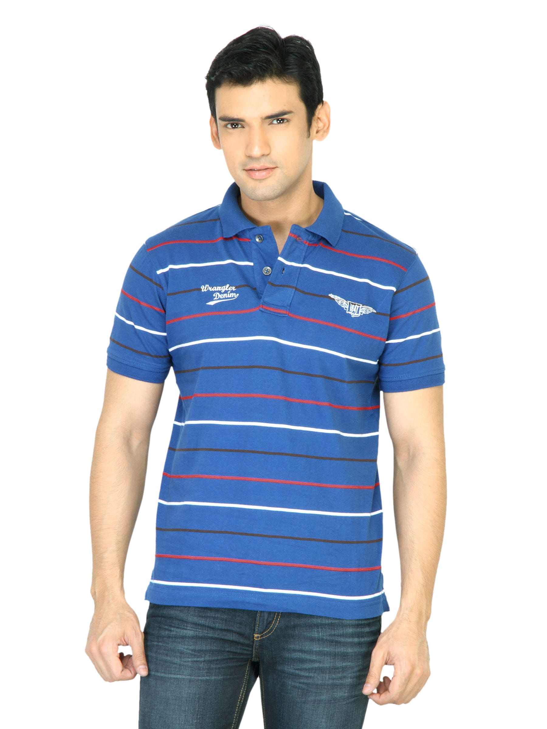 Wrangler Men Wing Blue Tshirt