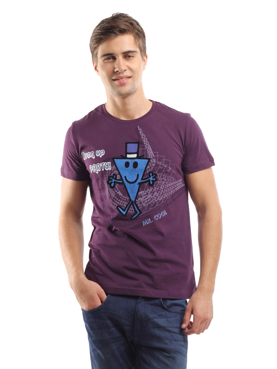 Mr.Men Little Miss Men Purple Tshirt