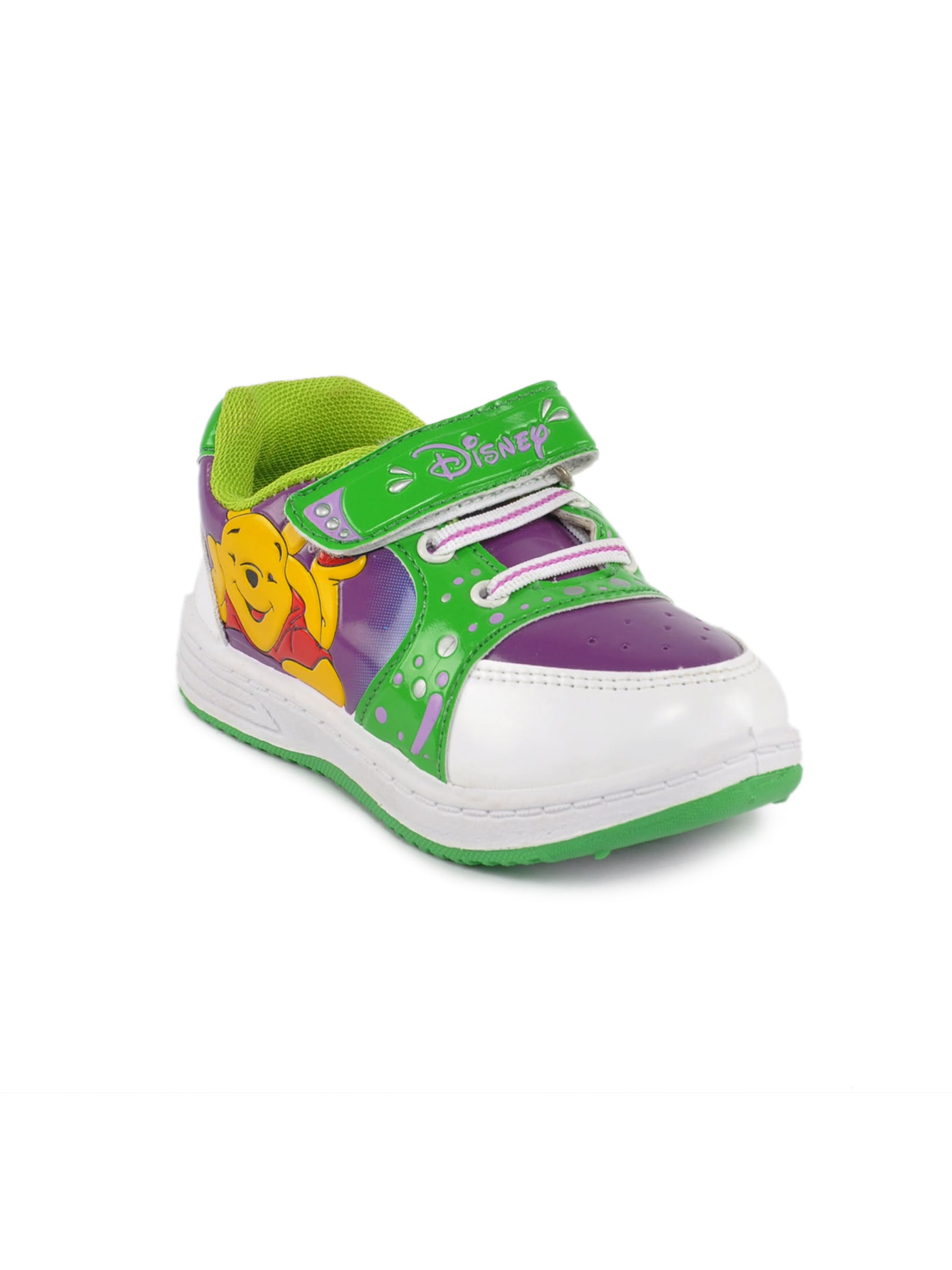 Disney Kids-Unisex Pooh Steps Green Shoes