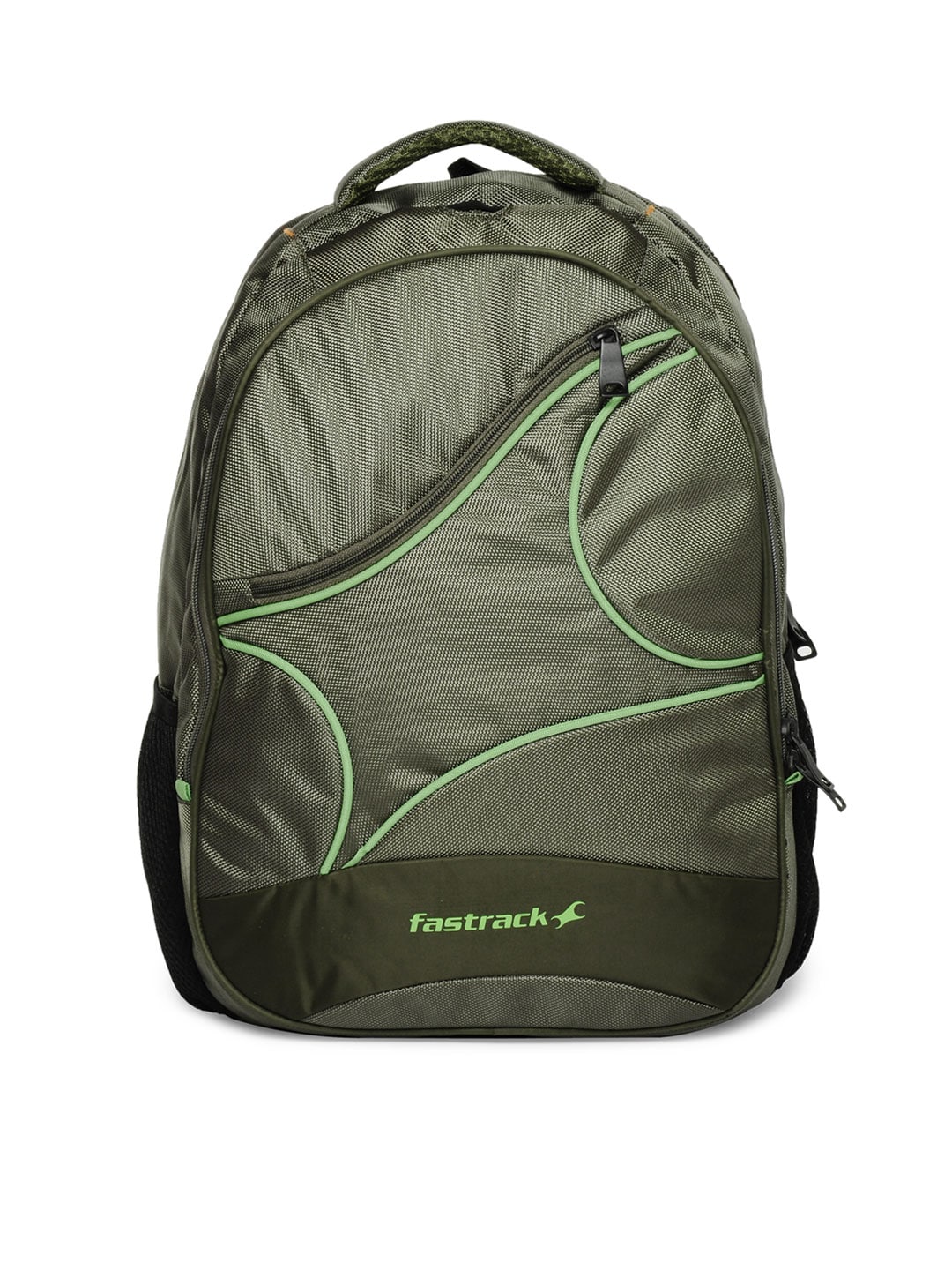 Fastrack Unisex Green Backpack