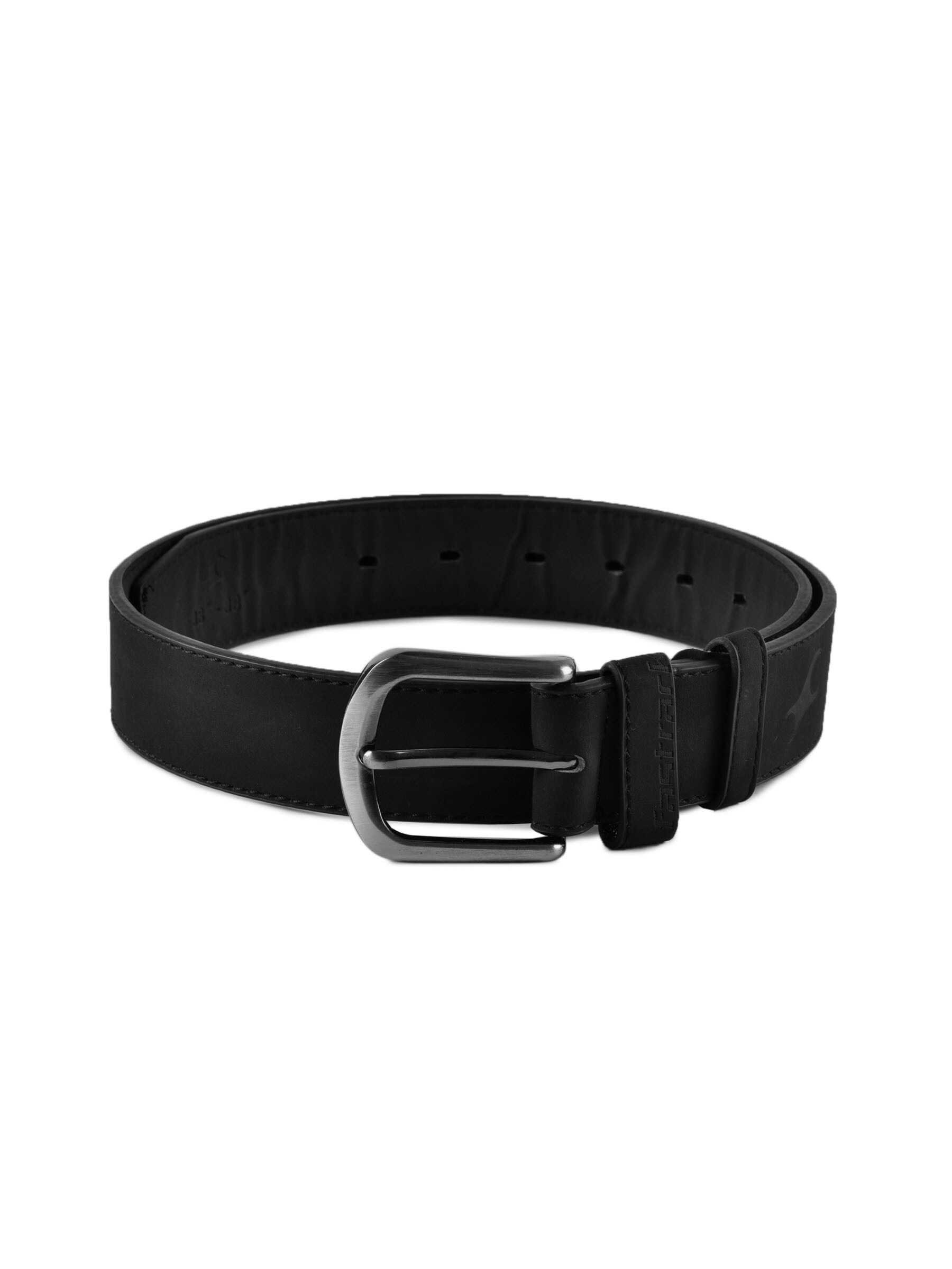 Fastrack Men Leatherette Black Belt