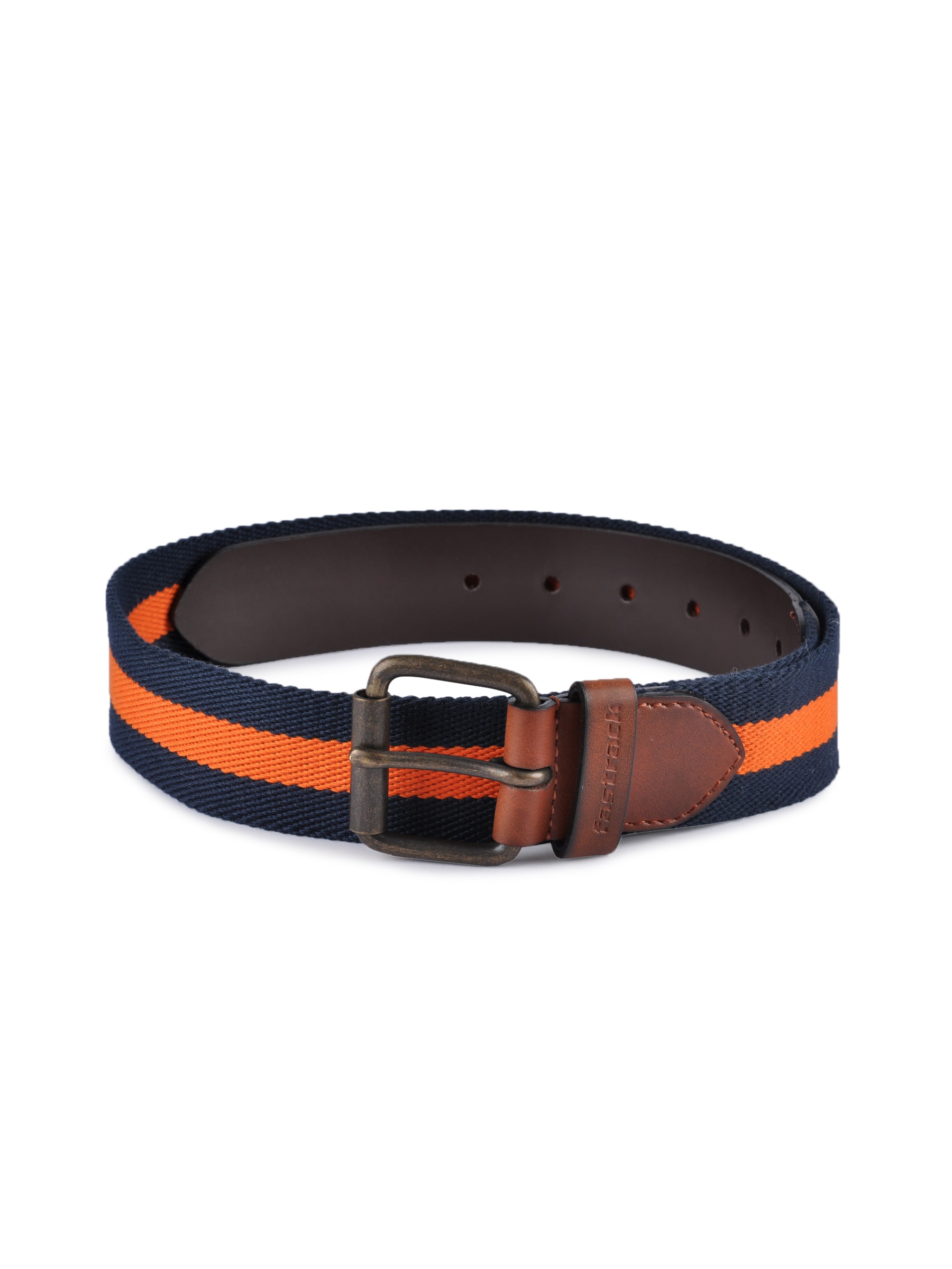 Fastrack Men Blended Navy Blue Belt