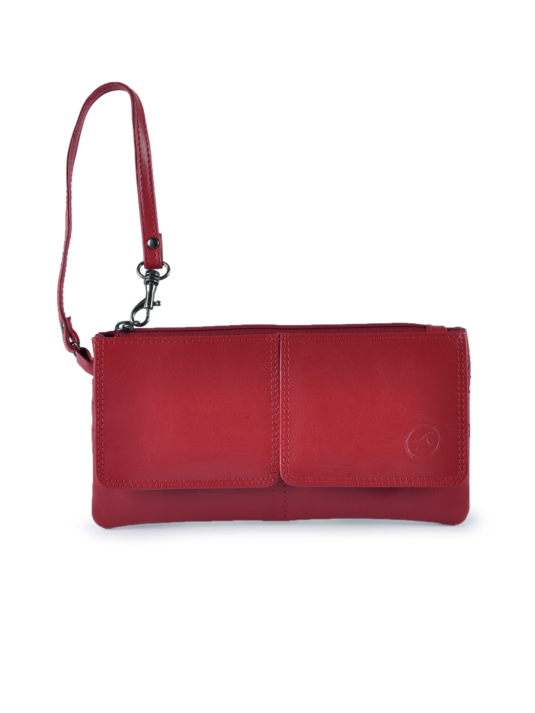 Fastrack Women Leather Red Wallet