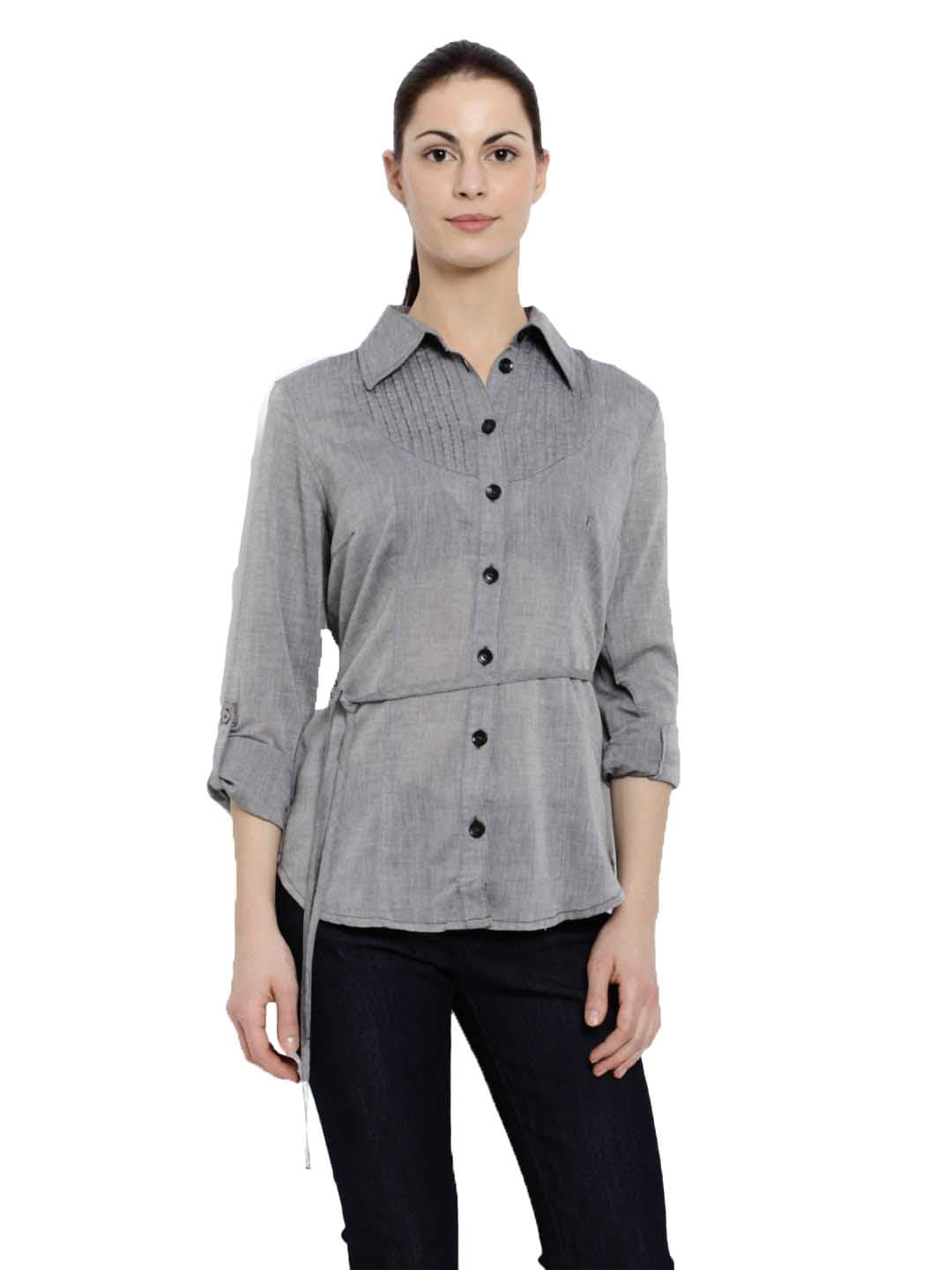 s.Oliver Women Grey Shirt