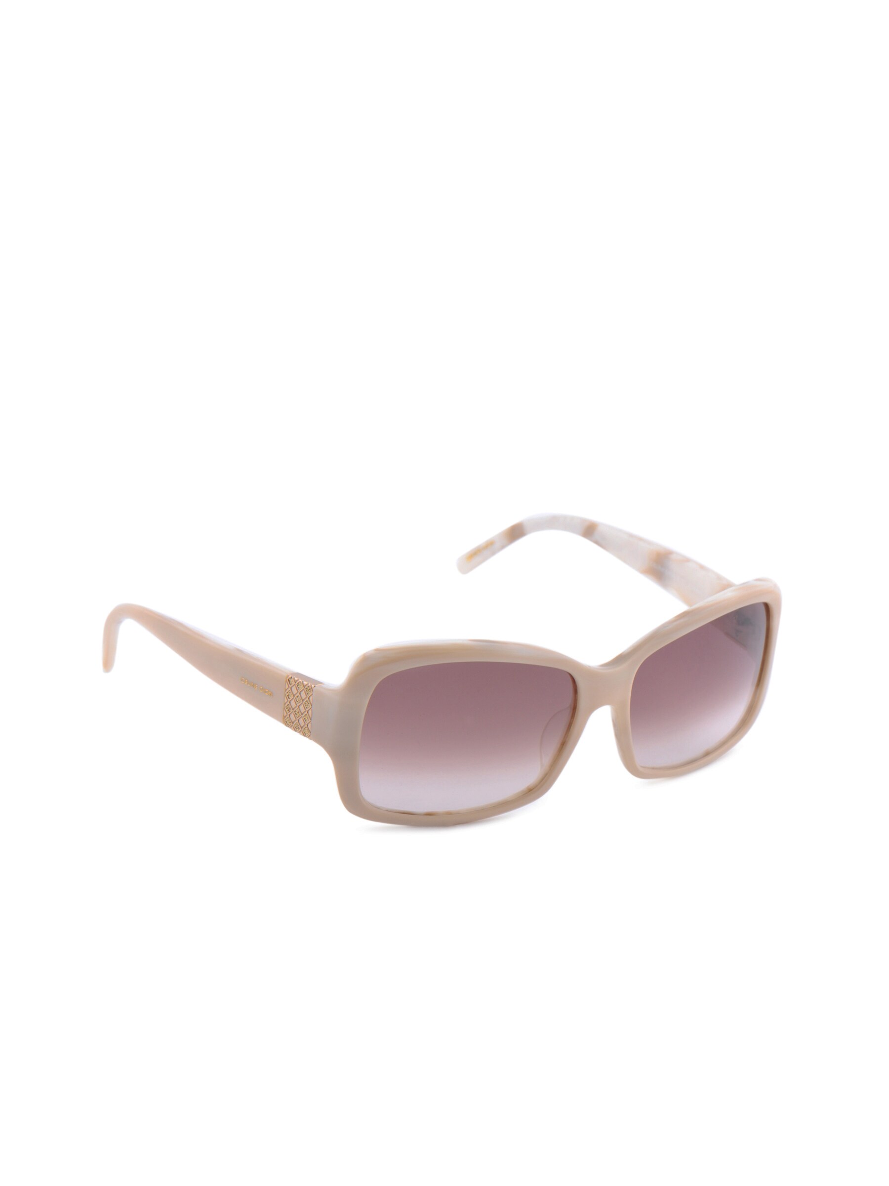 Celine Dion Women Cream Frame Sunglasses