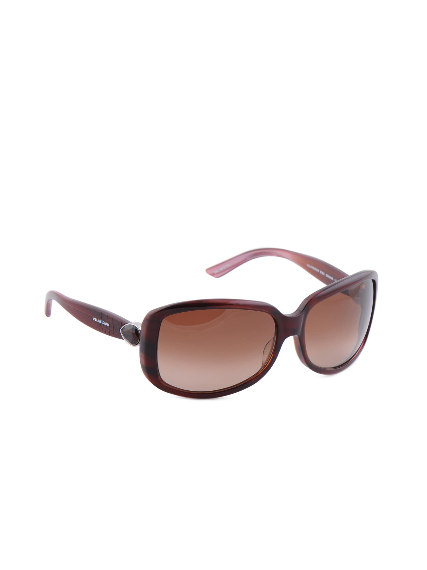 Celine Dion Women Brown Frame Sunglasses
