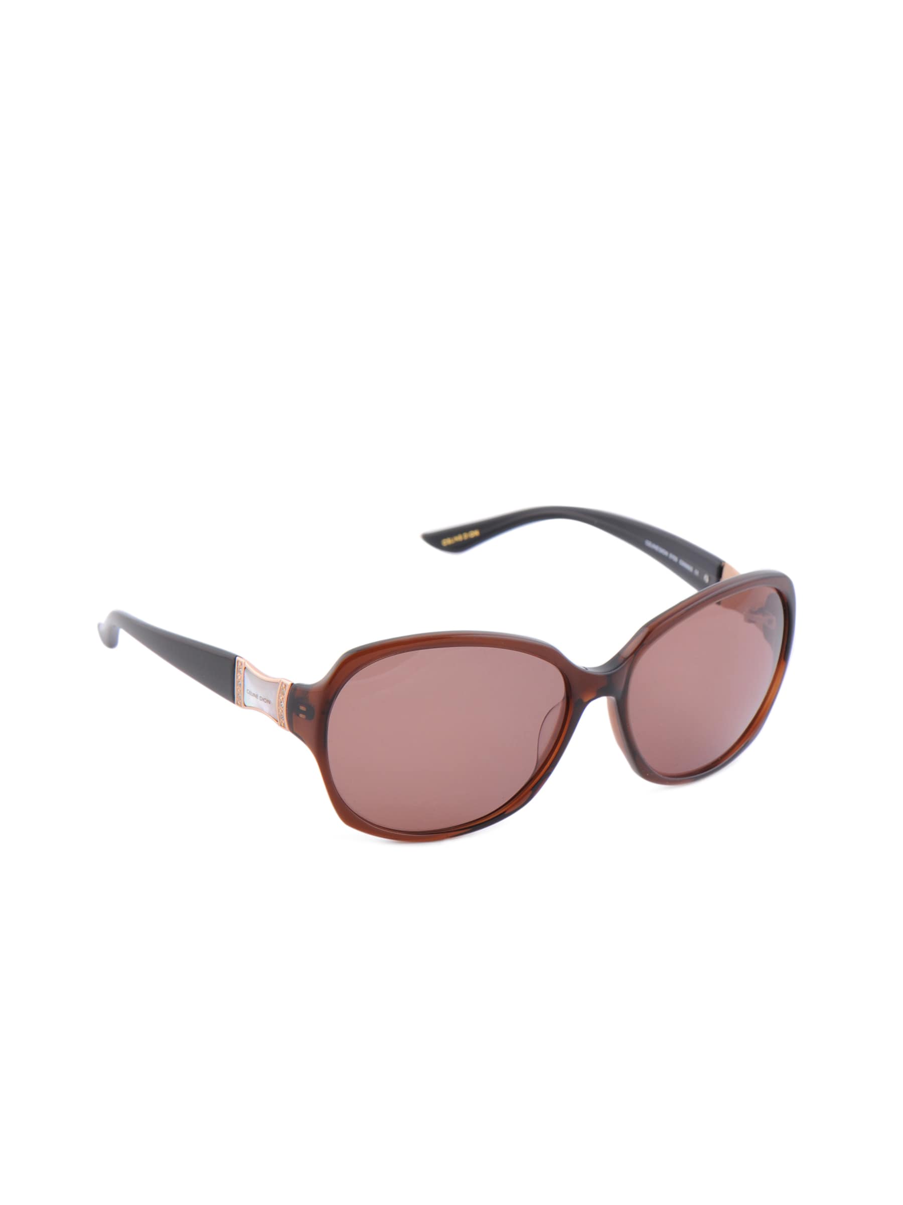 Celine Dion Women Brown Frame Sunglasses