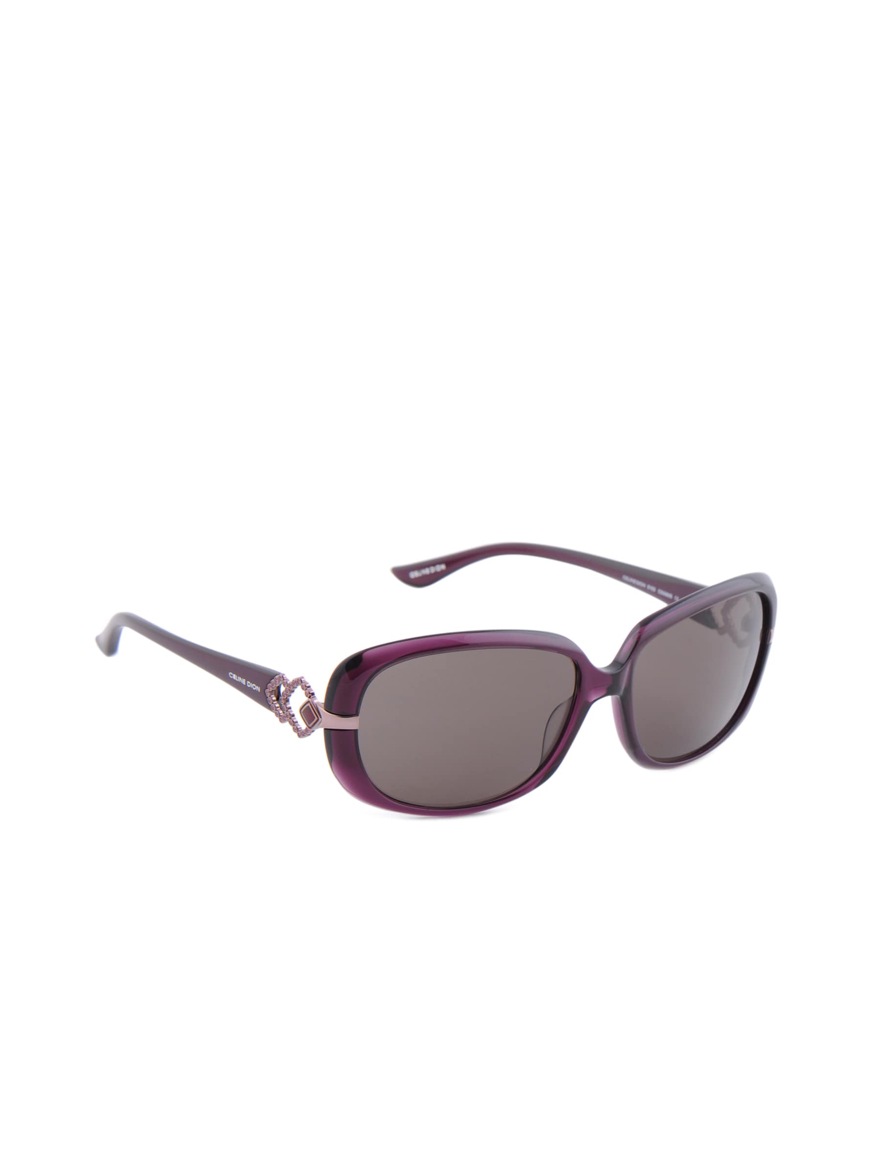 Celine Dion Women Purple Frame Sunglasses