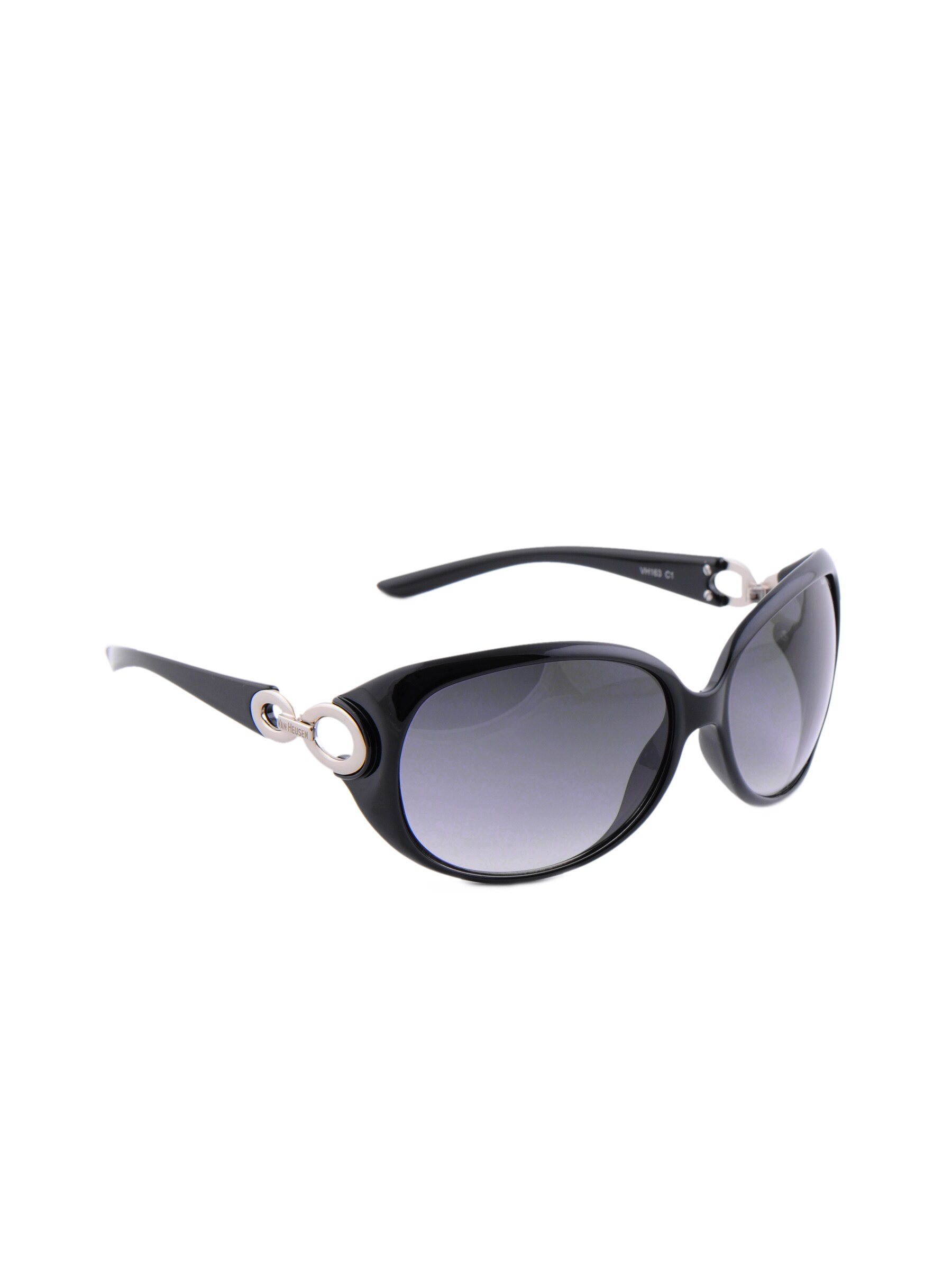 Van Heusen Women Black Oversized Sunglasses VH163-C1