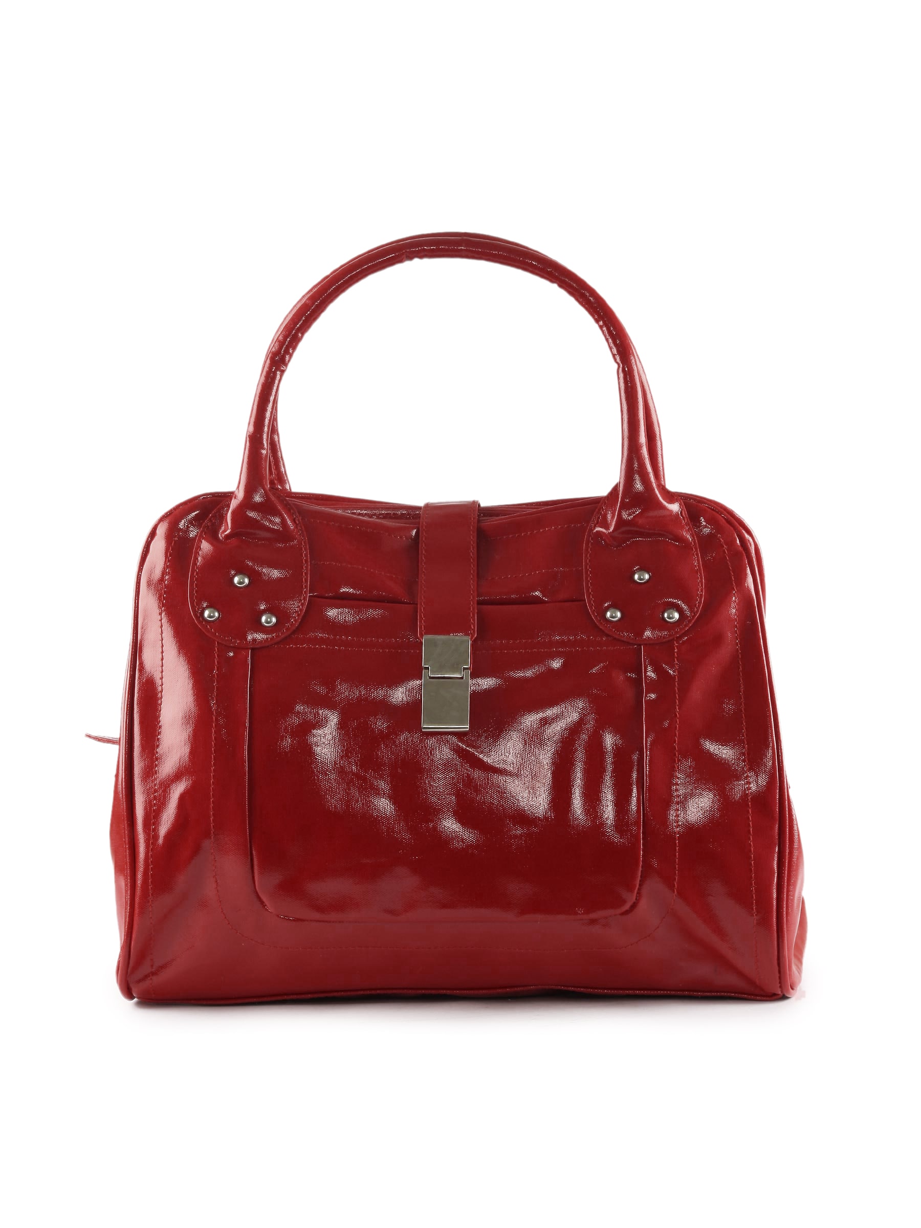 Kiara Women Glossy Red Handbag