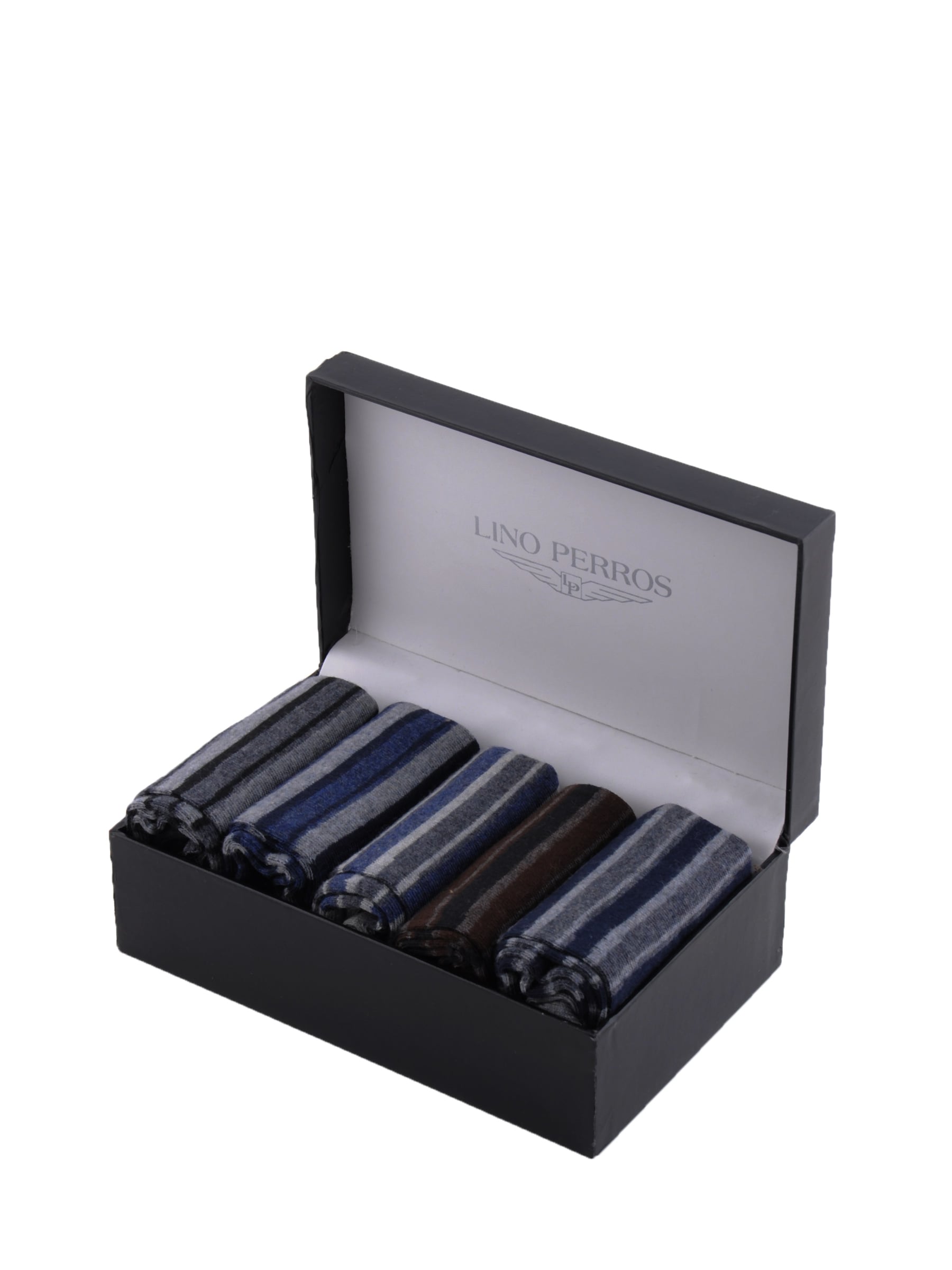 Lino Perros Men Pack of Five Striped Socks