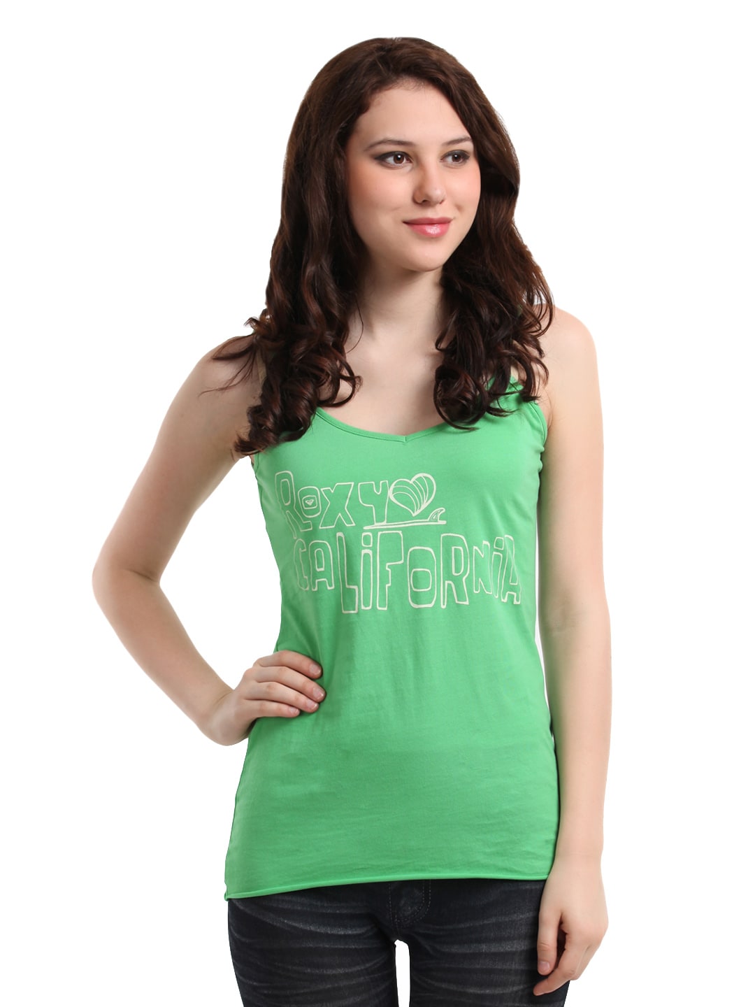 Roxy Women Green Garden T-Shirt