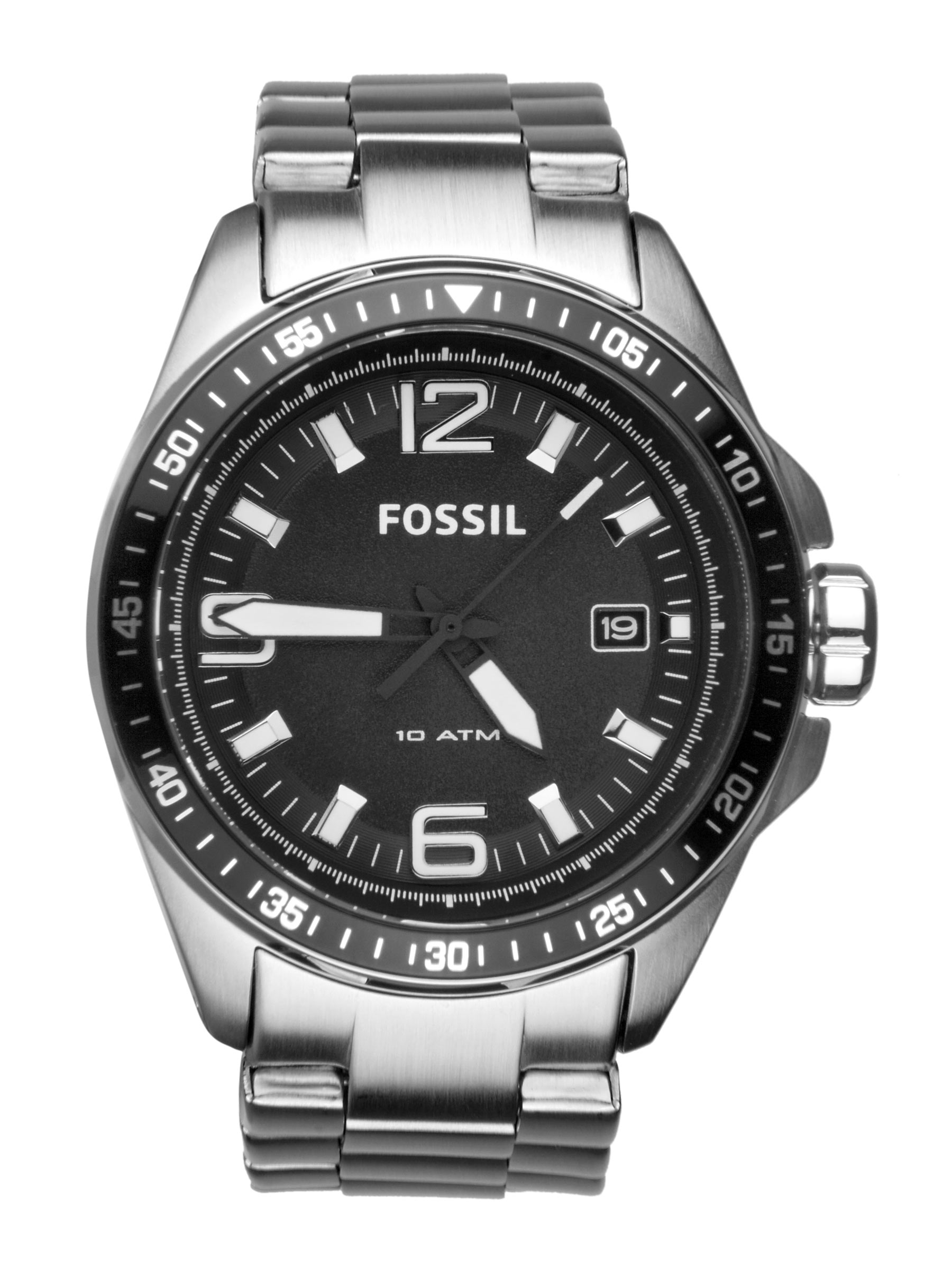 Fossil Men Black Dial Watch AM4360