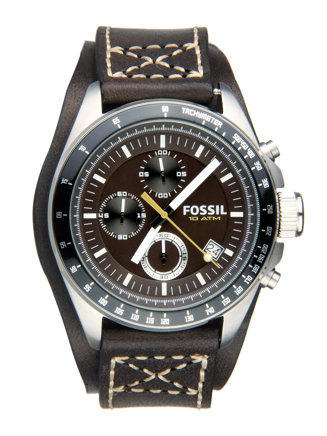 Fossil Men Brown Dial Chronograph Watch CH2599