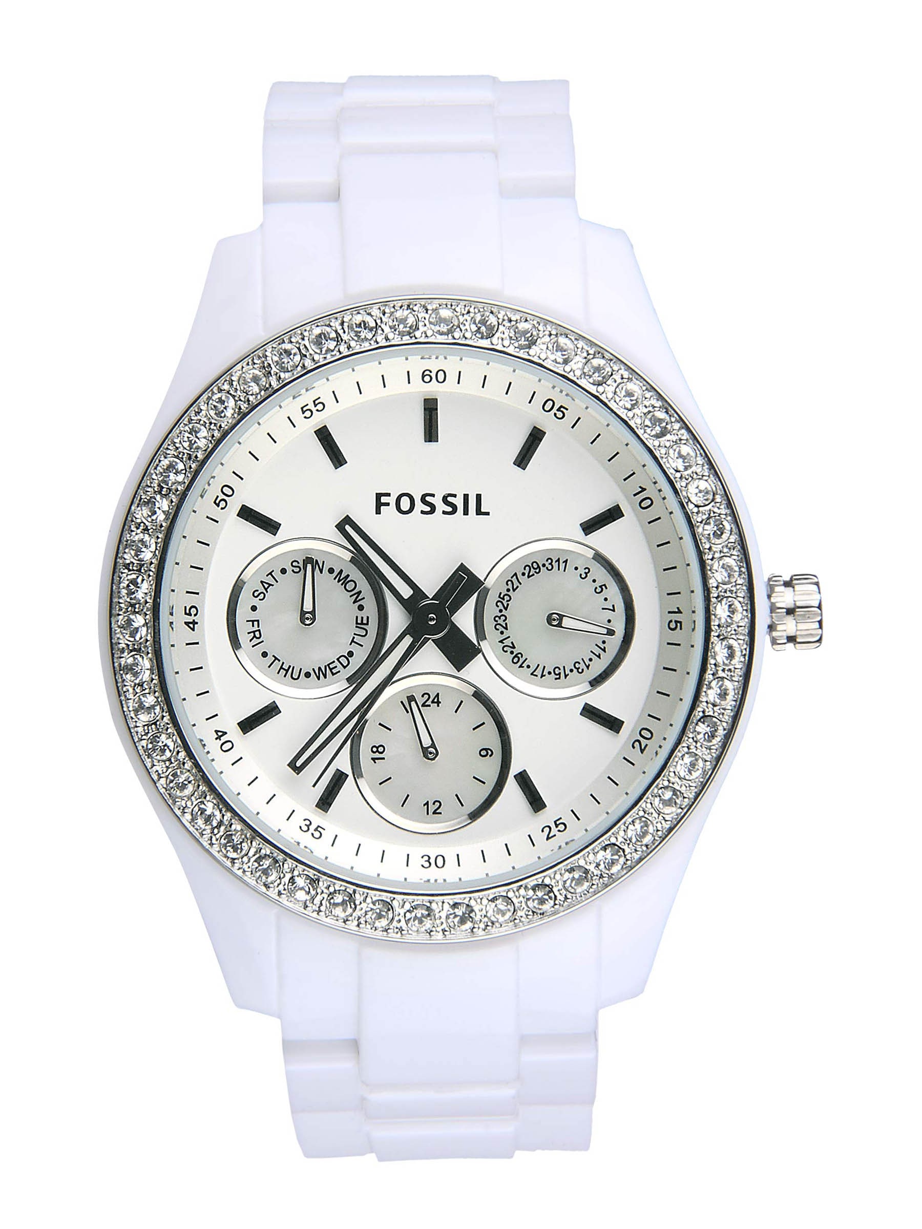 Fossil Women White Dial Watch ES1967