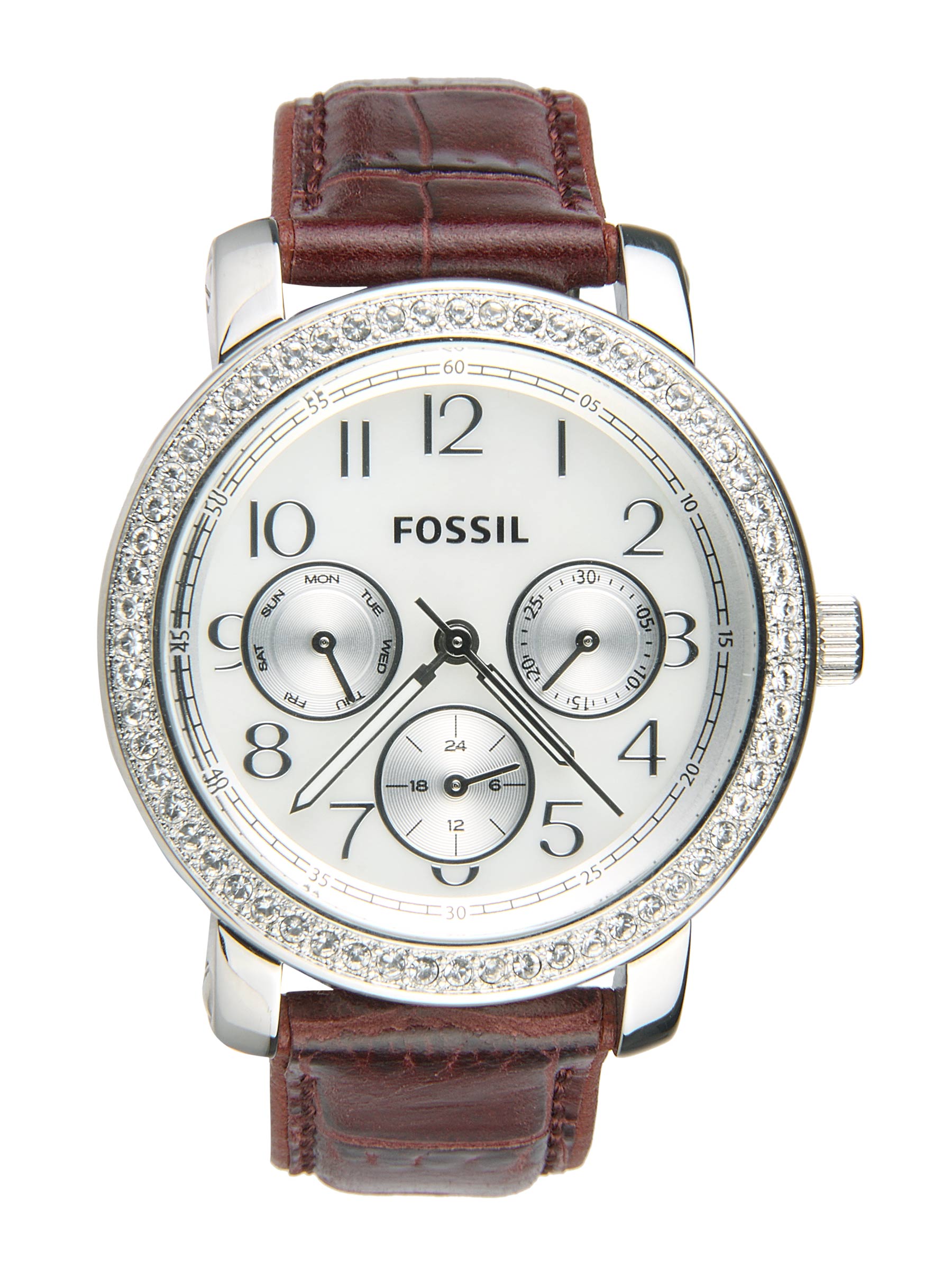 Fossil Women White Dial Watch ES2981