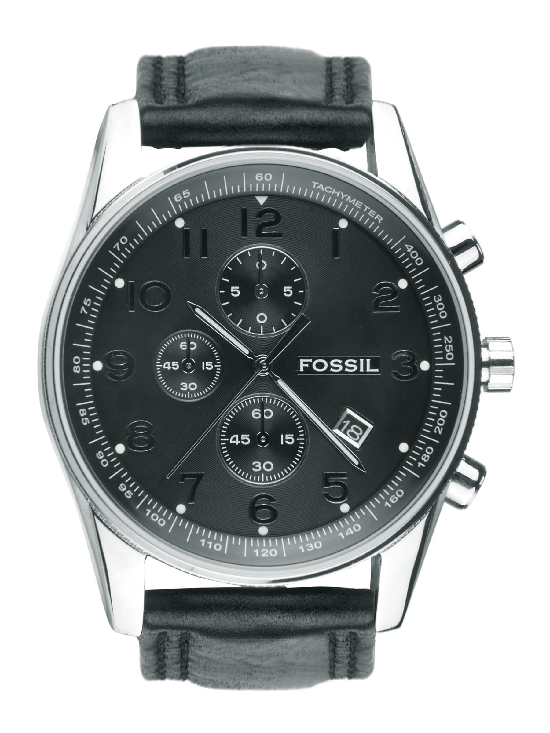 Fossil Men Black Dial Chronograph Watch FS4310