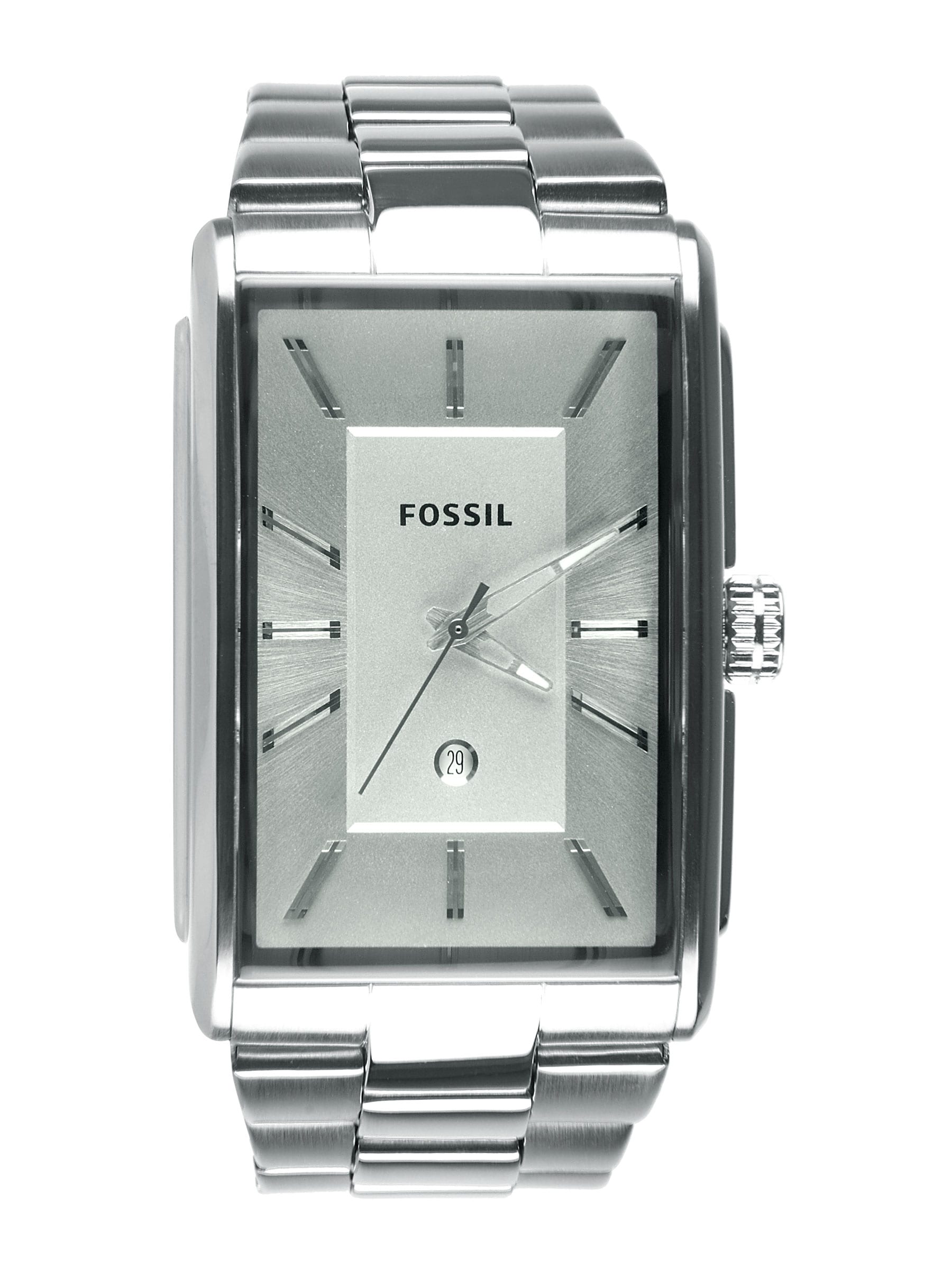 Fossil Men Quartz White Dial Watch FS4677