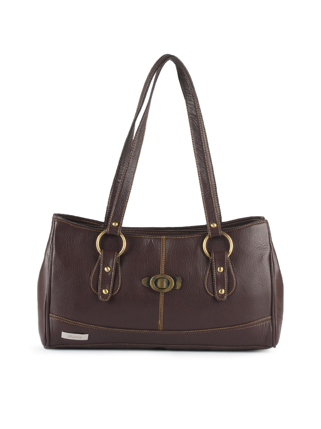 Murcia Women Brown Leather Handbag