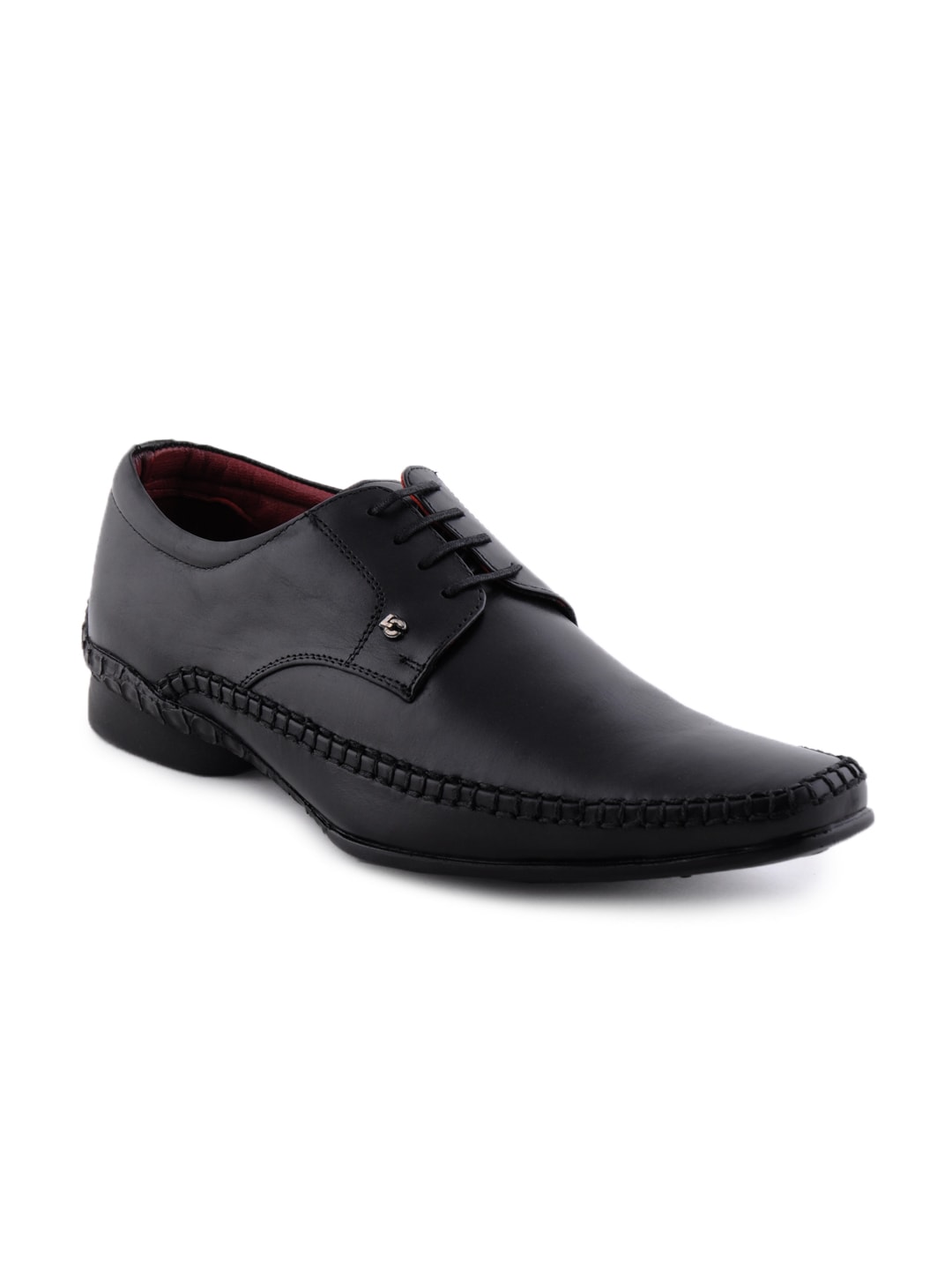 Lee Cooper Men Black Formal Shoes