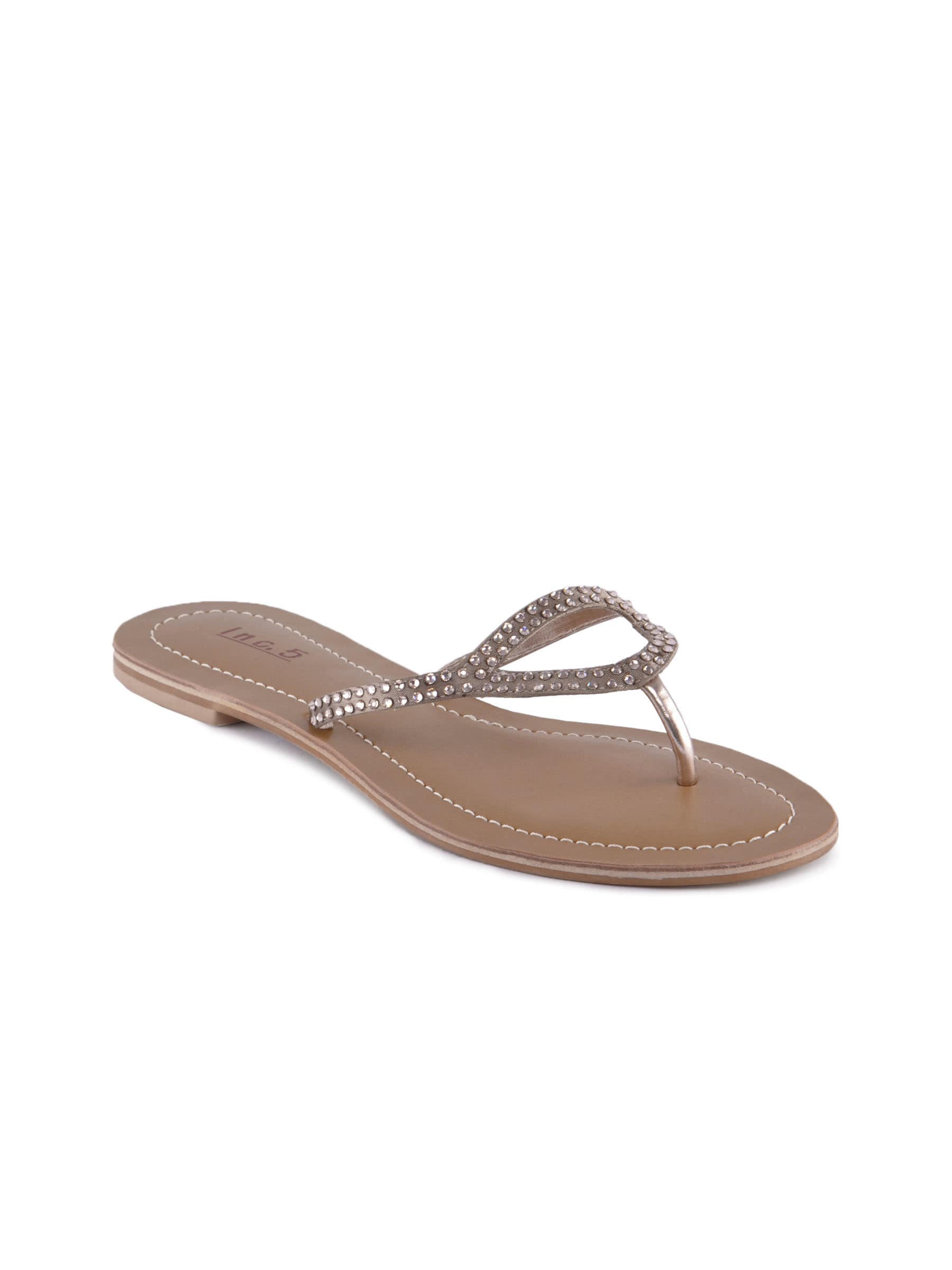 Inc. 5 Women Casual Beige Flats
