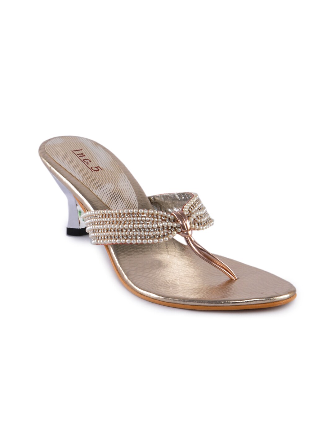Inc. 5 Women Casual Golden  Heels