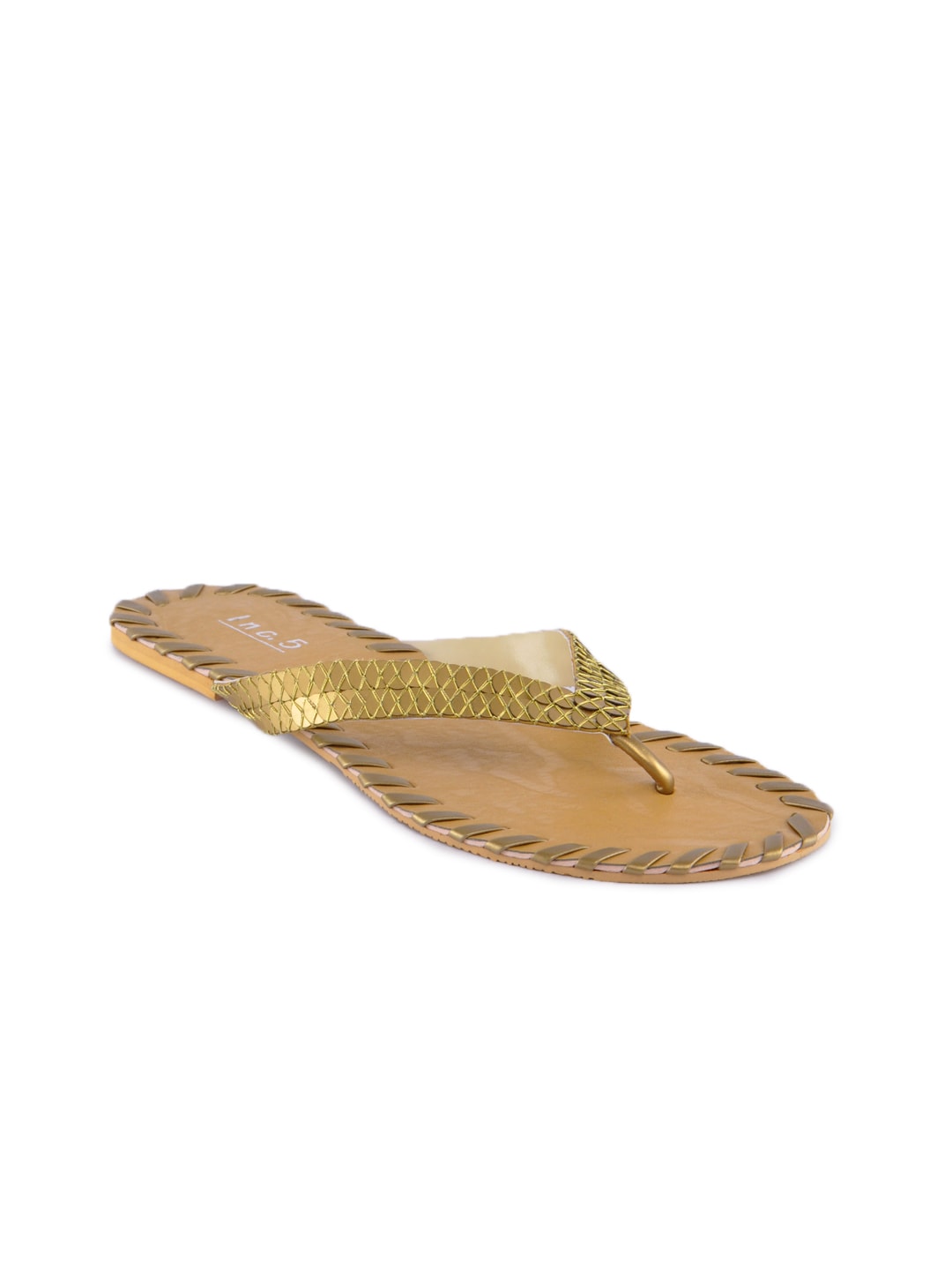 Inc. 5 Women Casual Golden Flats