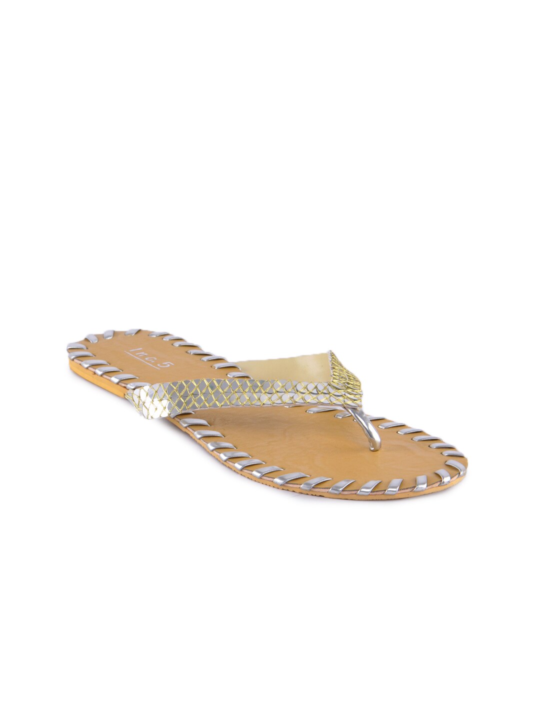 Inc. 5 Women Casual Silver Flats