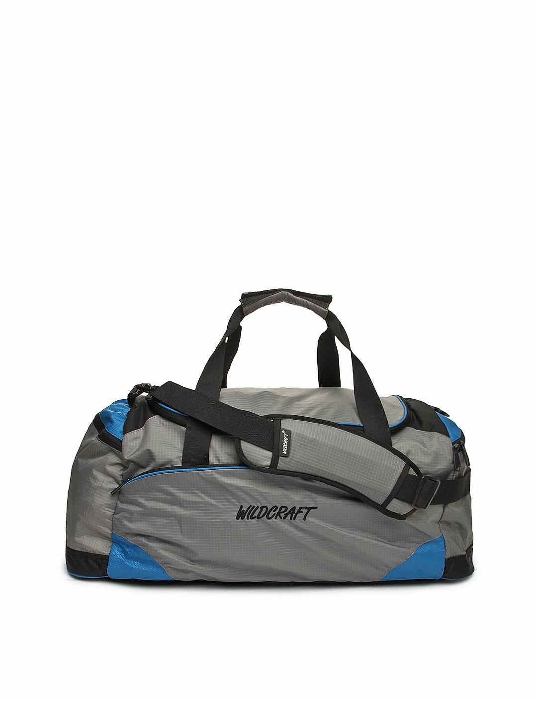 Wildcraft Unisex Grey & Blue Duffle Bag