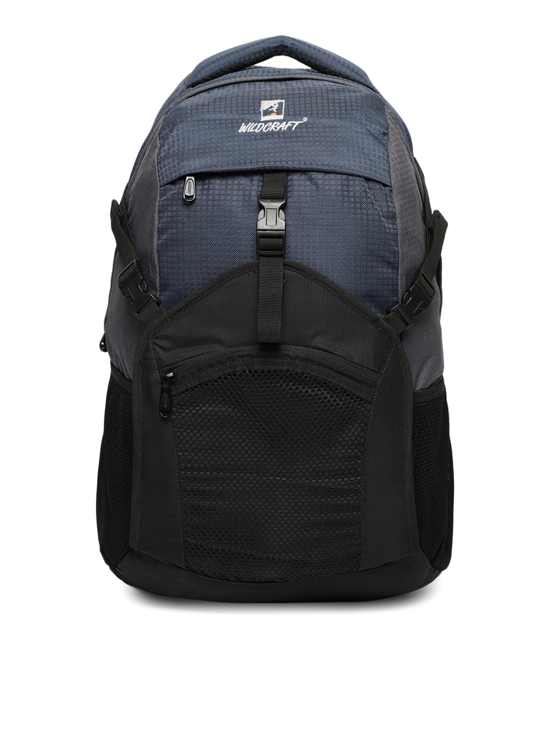 Wildcraft Unisex Blue & Black Solid Backpack