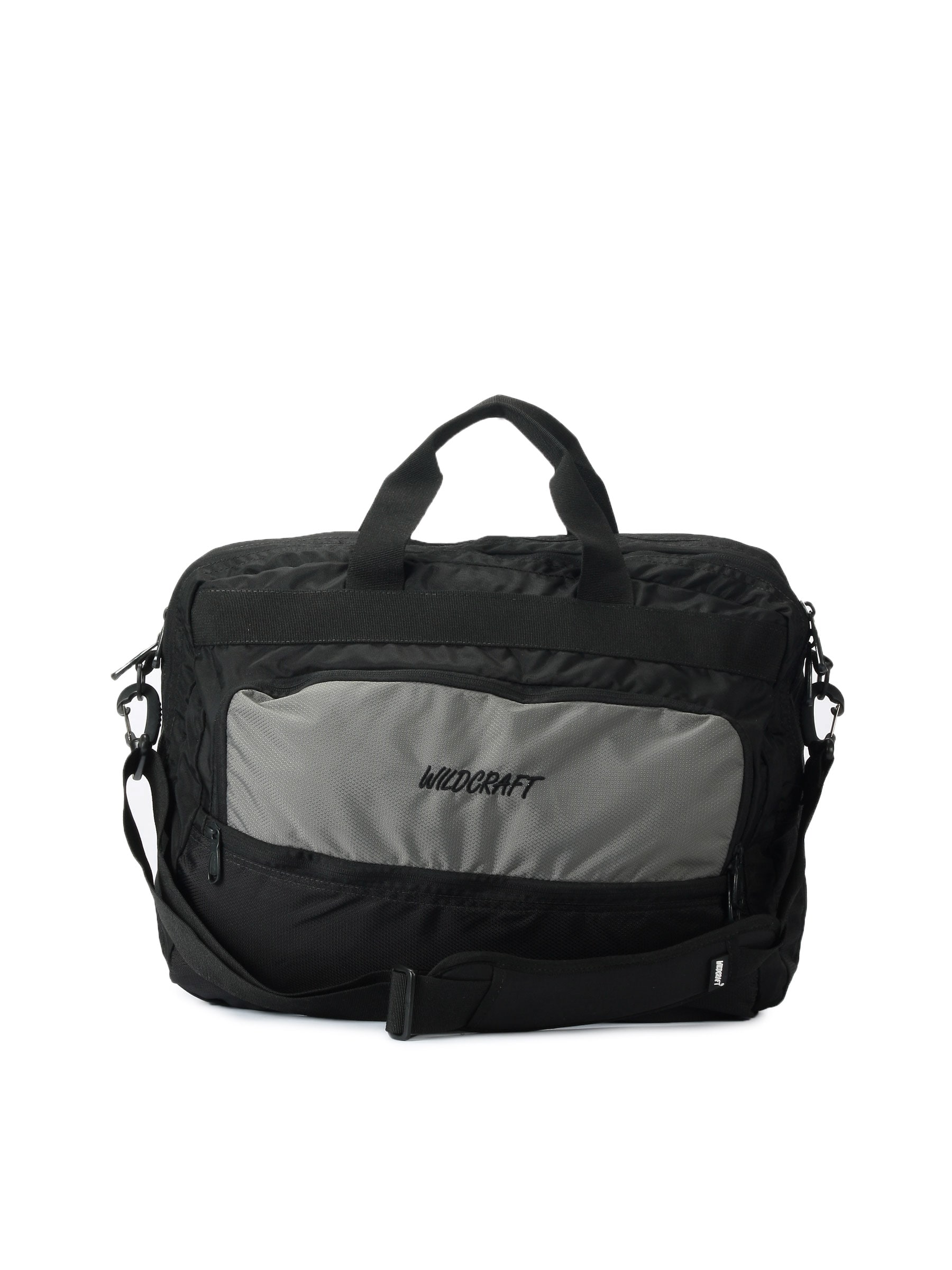 Wildcraft Unisex Black & Grey Gear for Life Laptop Messenger Bag