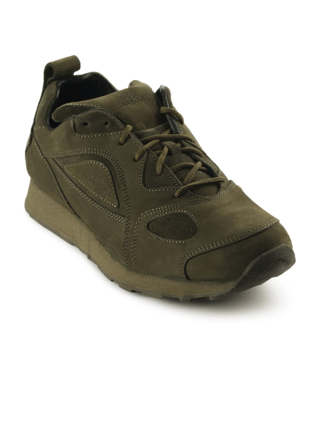 Woodland Men Green Casual Shoes