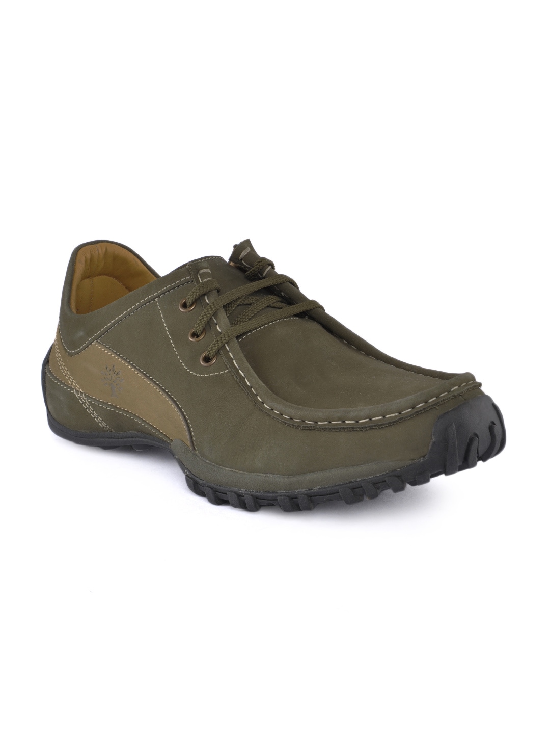 Woodland Men Olive Casual Shoes