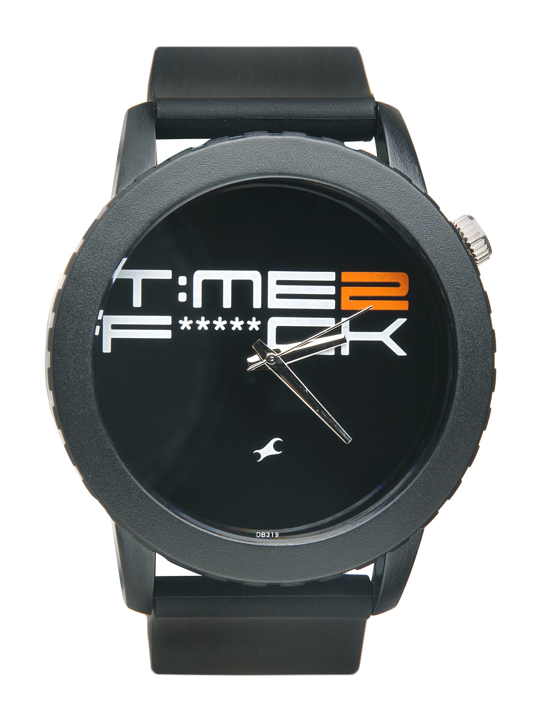Fastrack Unisex Black Dial Watch 9912PP07
