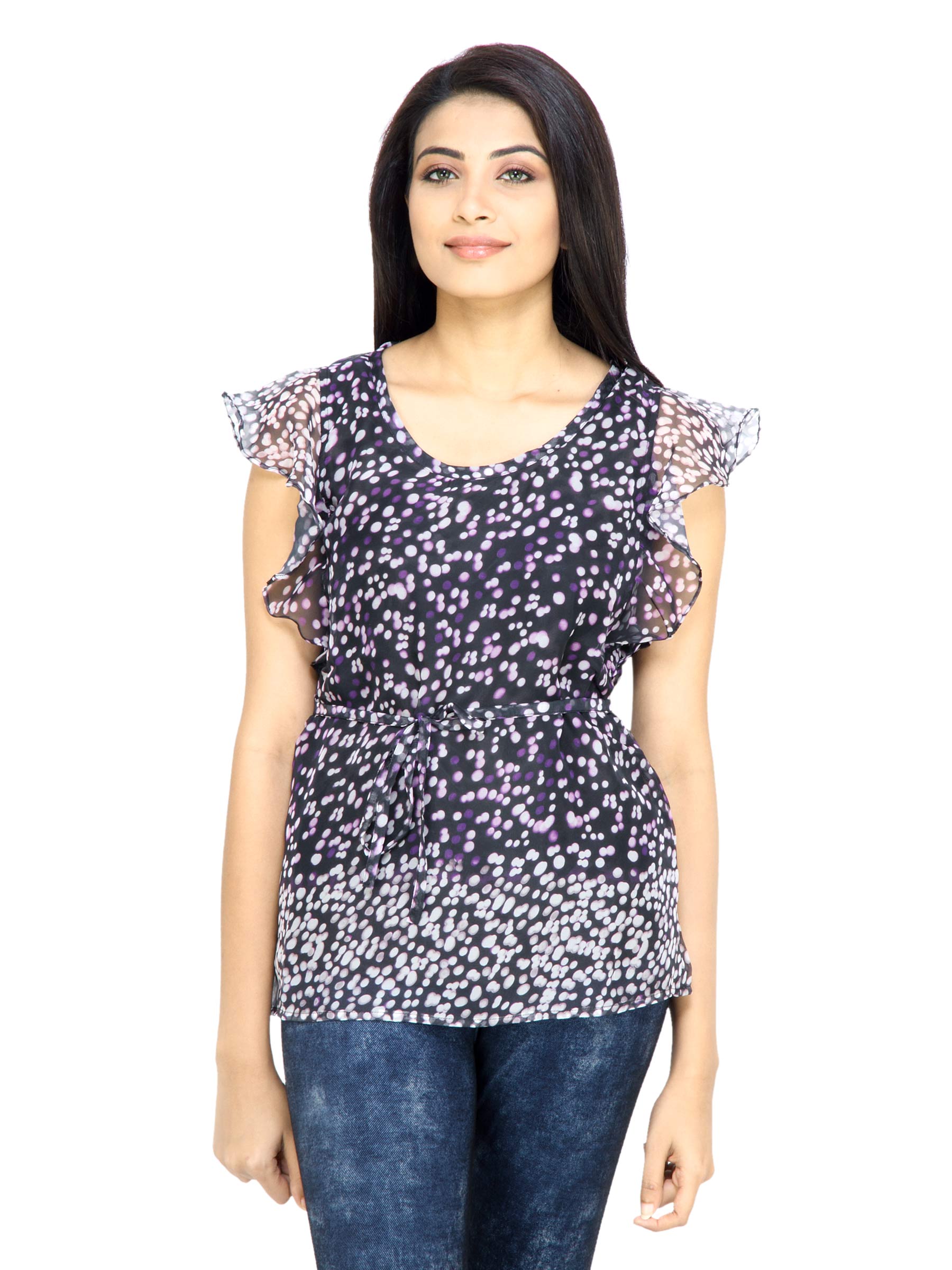 Arrow Woman Purple Printed Top