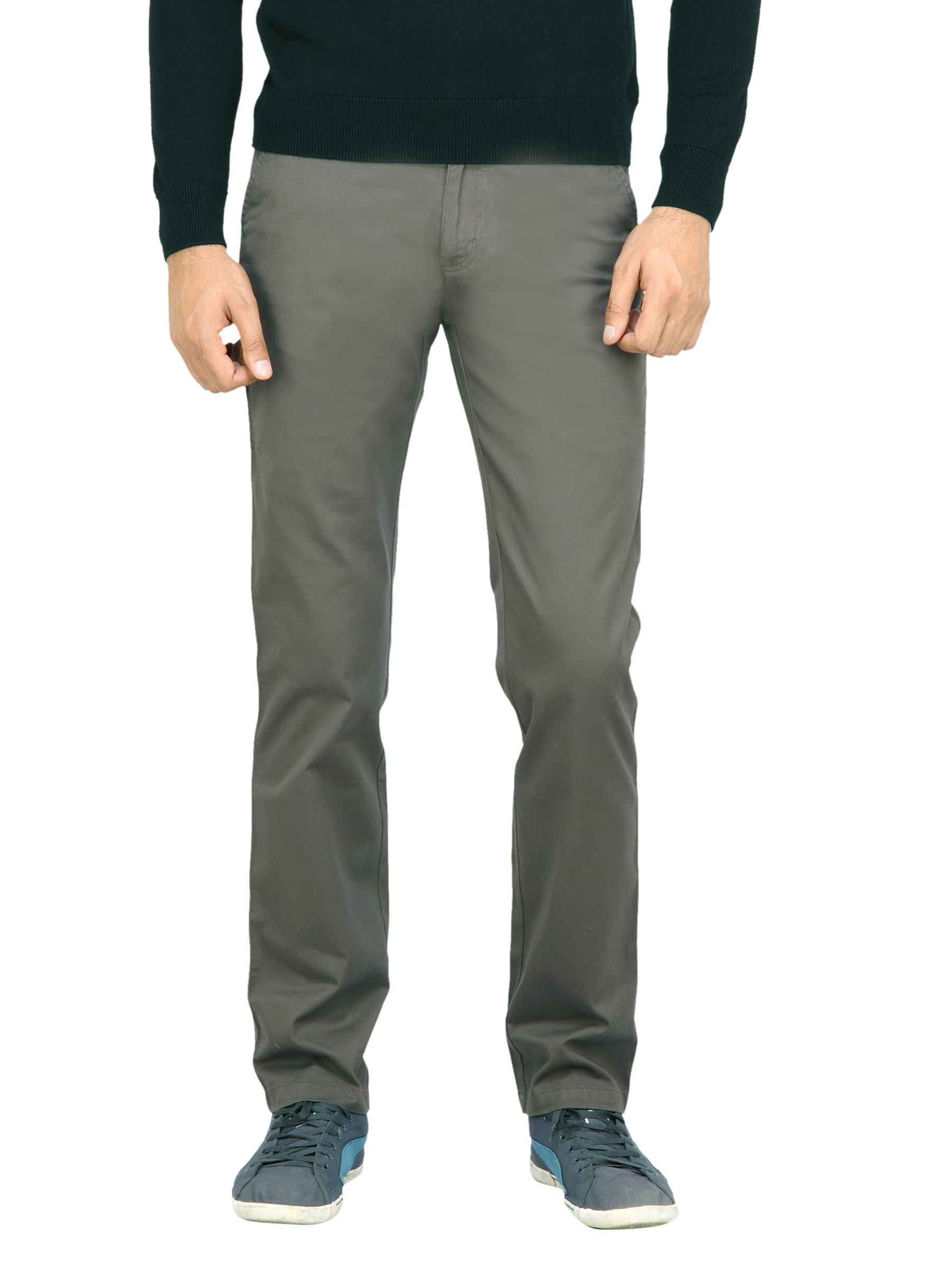 Arrow Sport Men Dk.Grey Brown Trousers