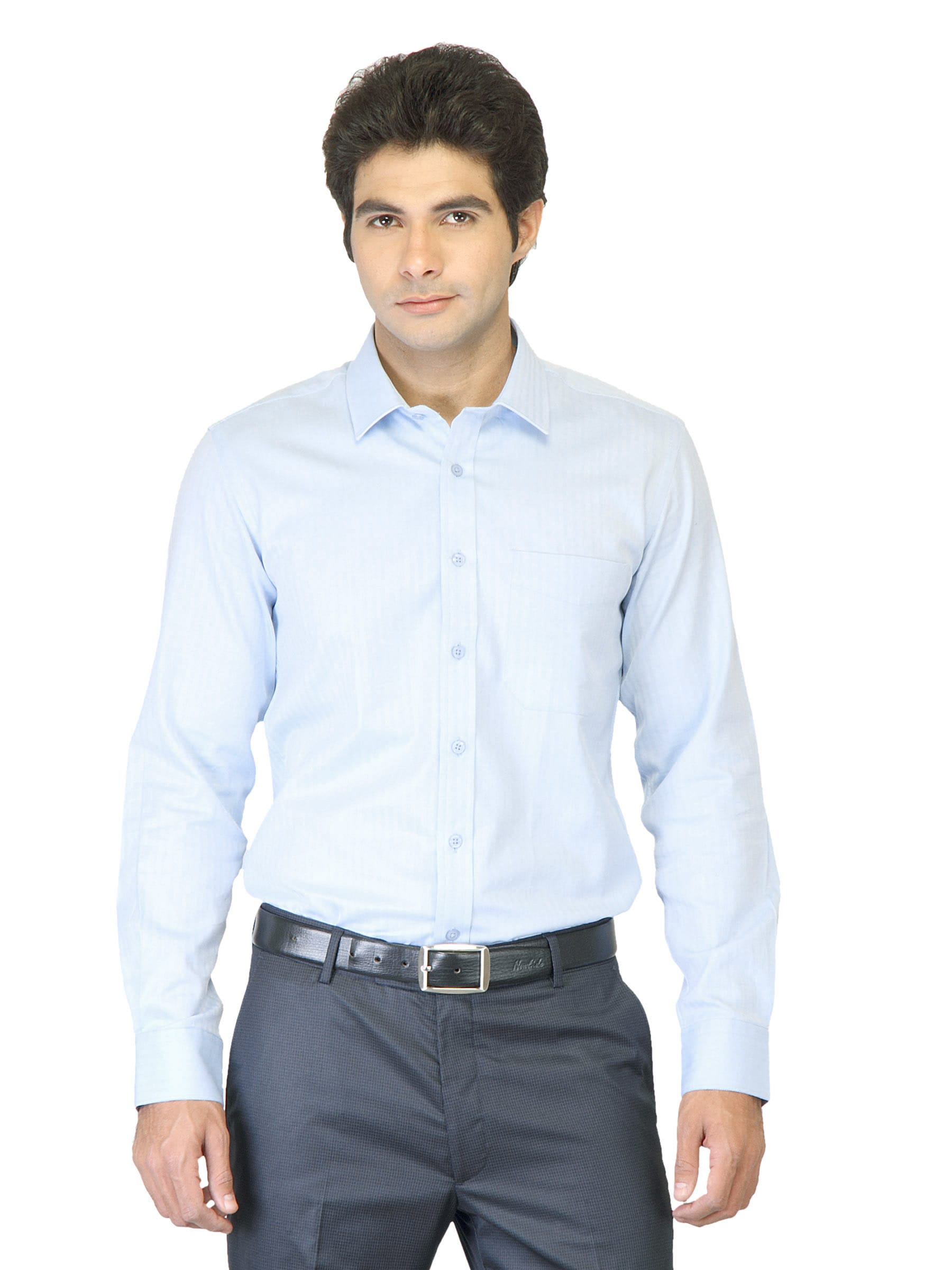 Black Coffee Men Blue Shirt