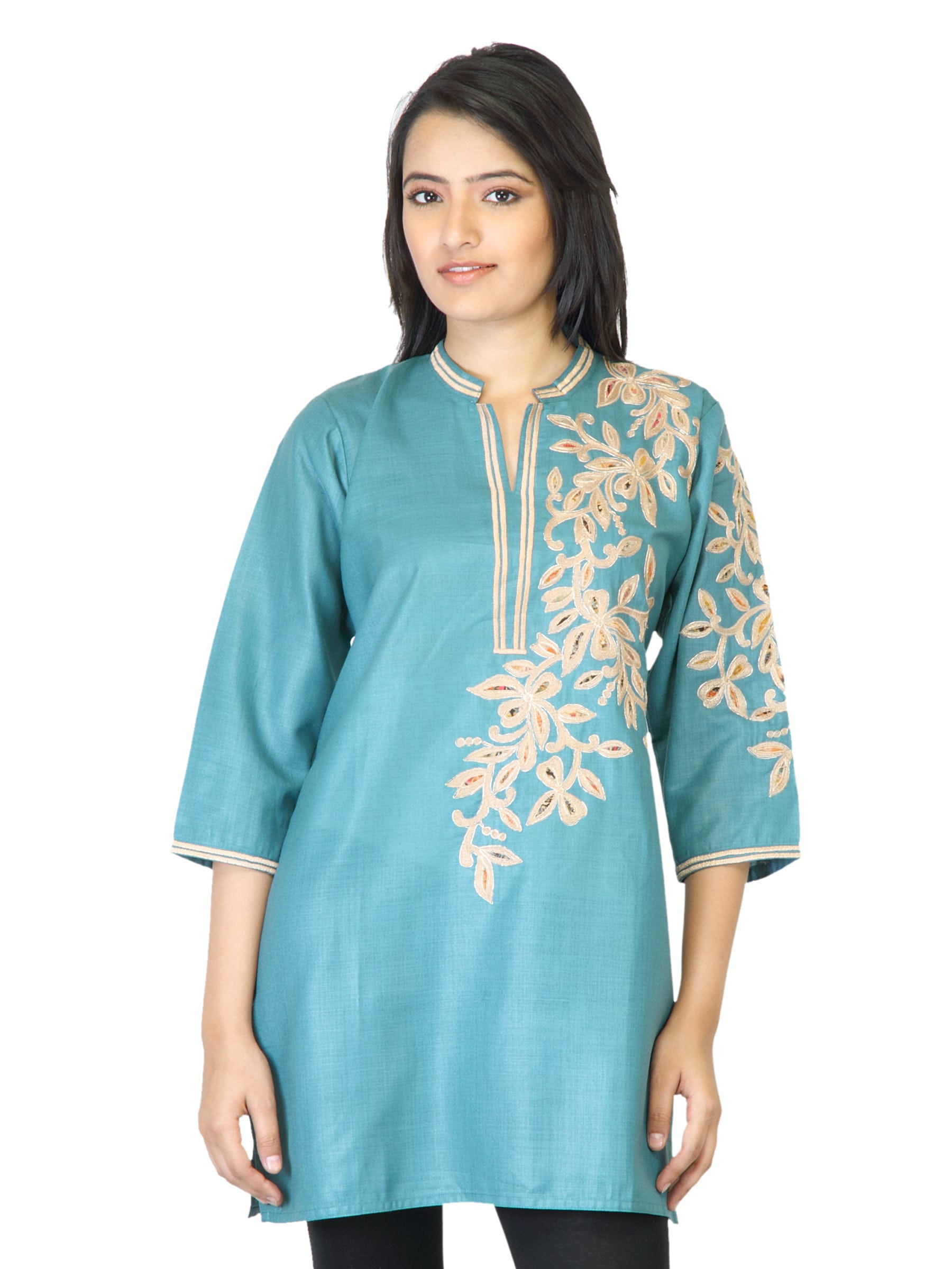 Aneri Women Blue Zara Kurta