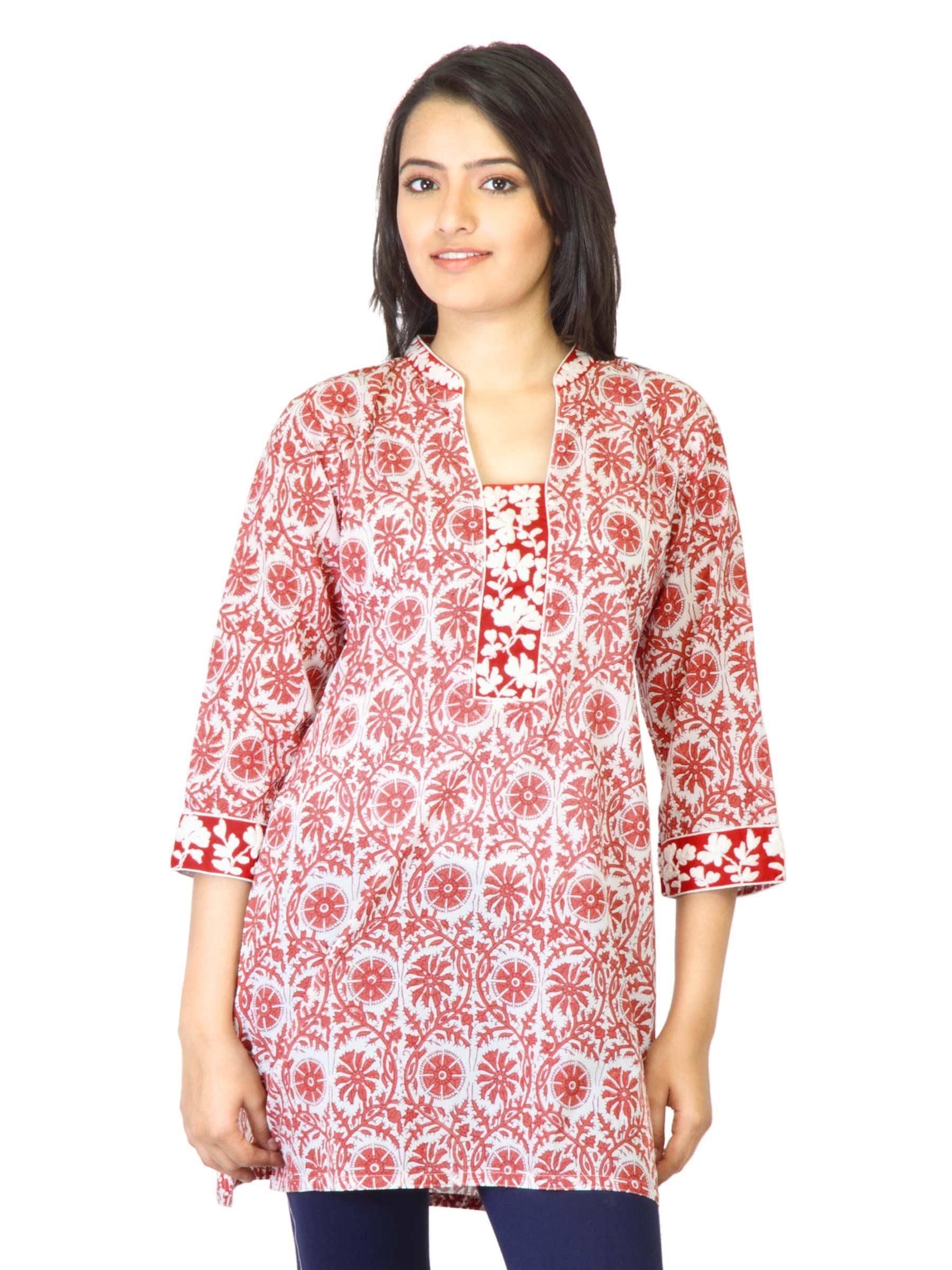 Aneri Women Gulista Red Kurta