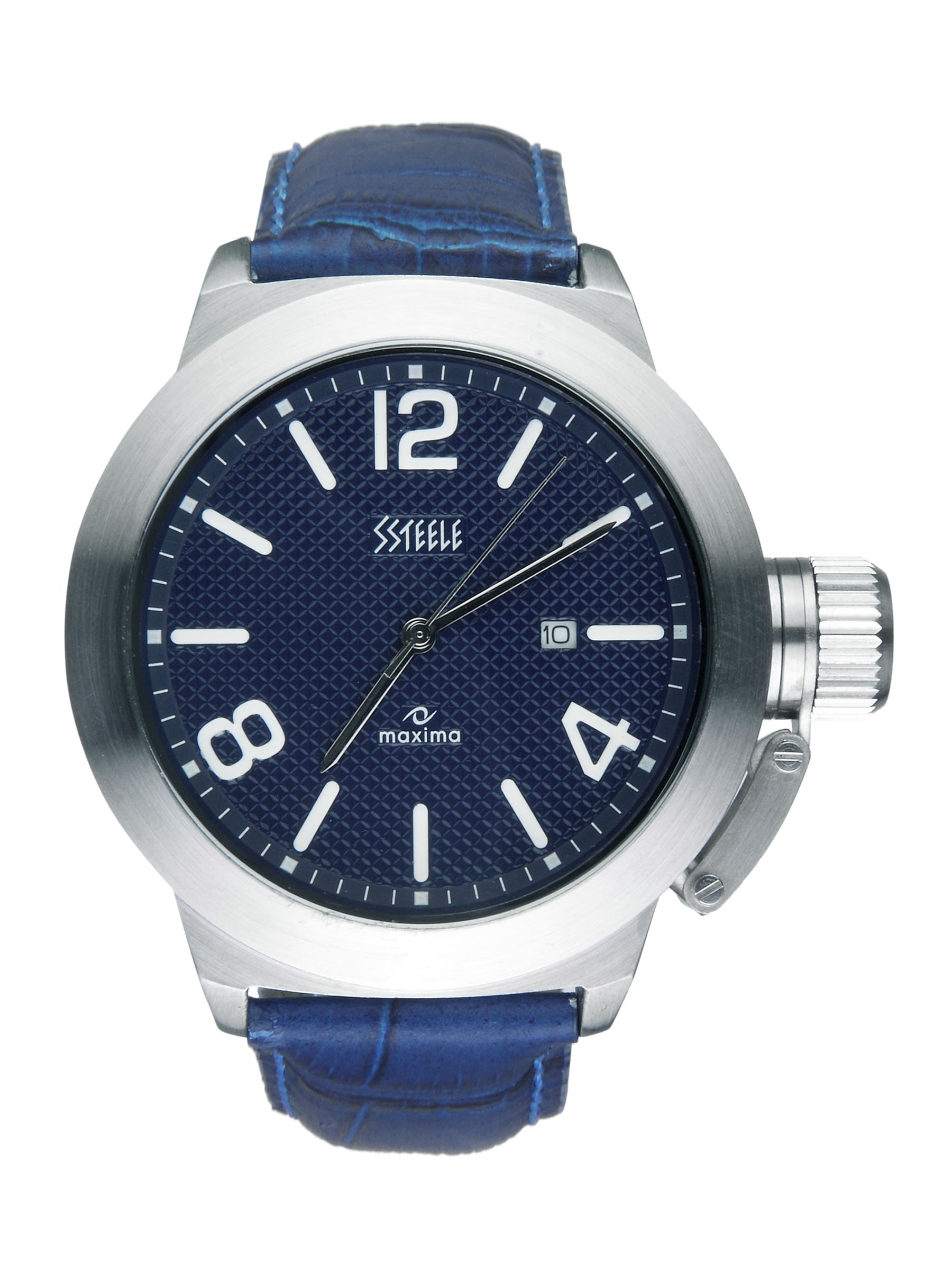 Maxima Ssteele Men Blue Watch
