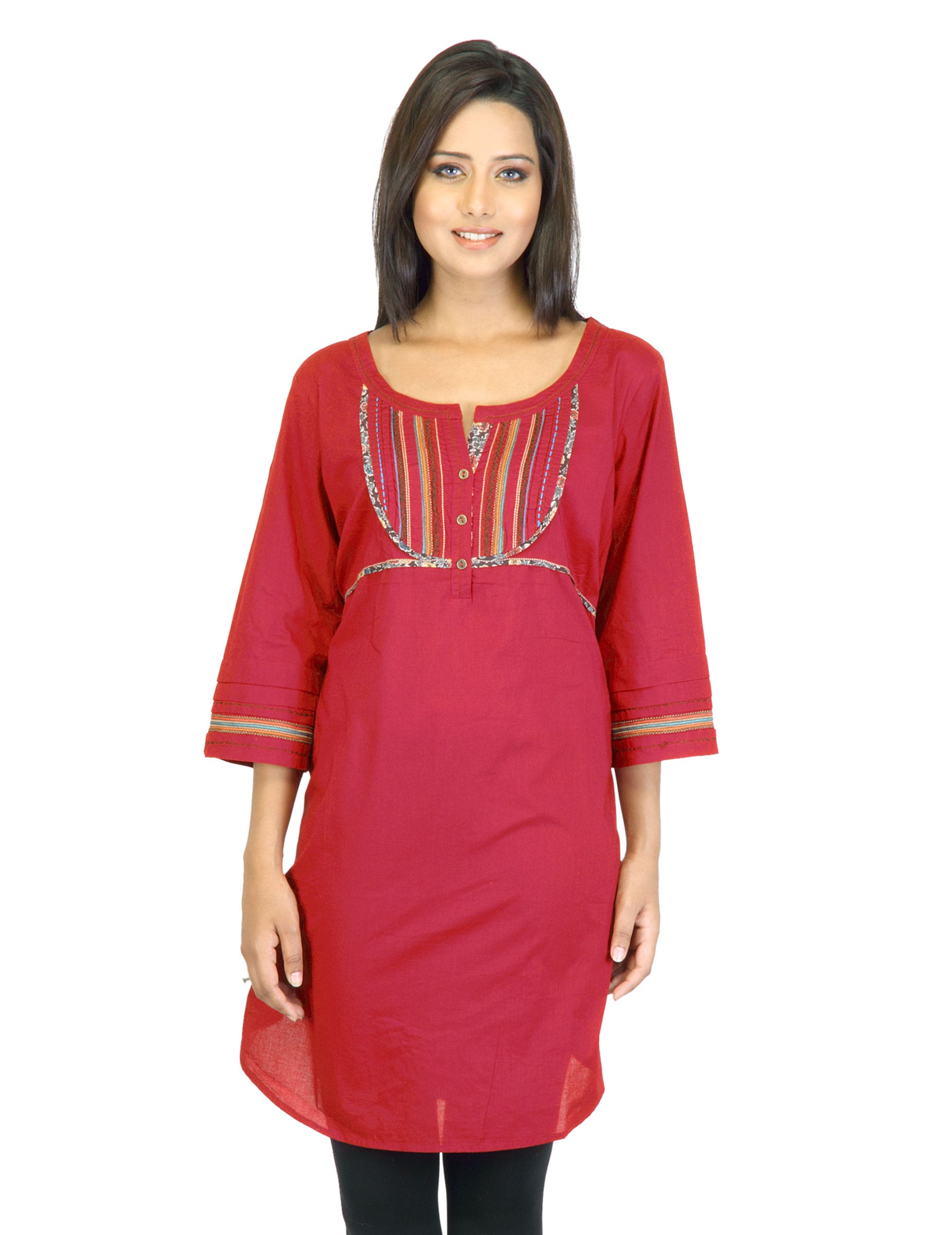 W Women Red Kurta