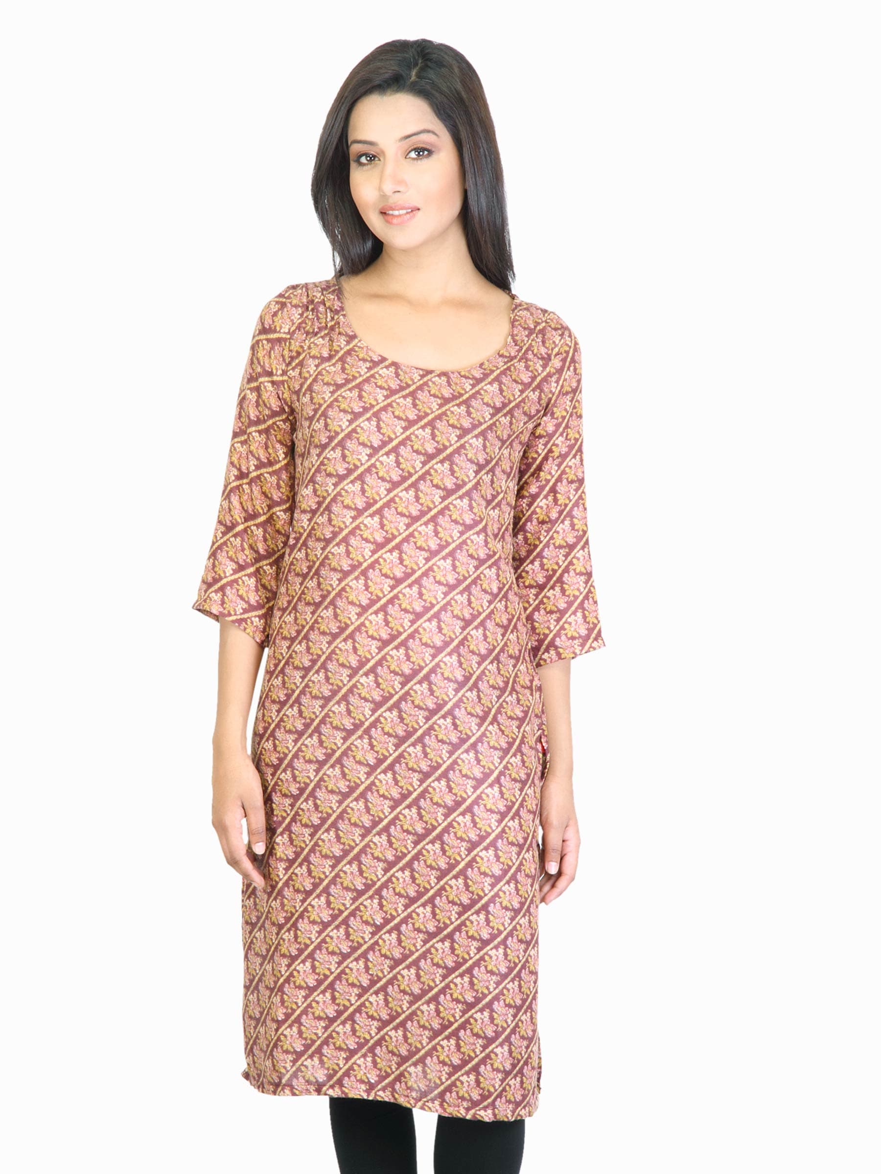 W Women Purple Kurta