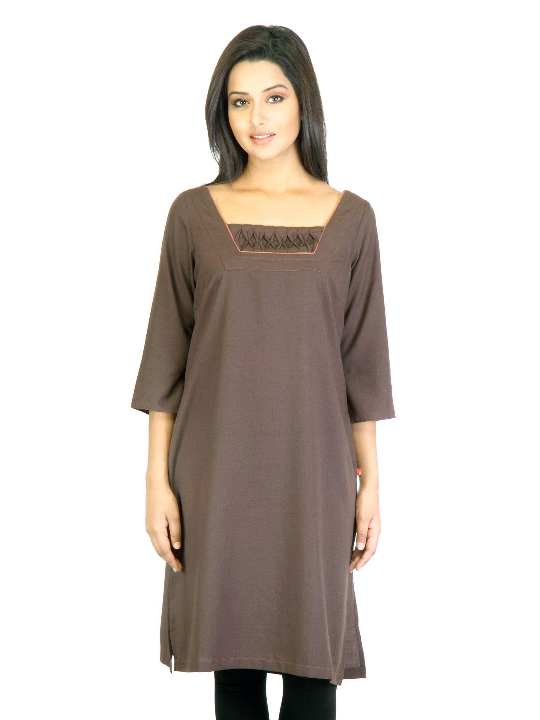 W Women Brown Kurta