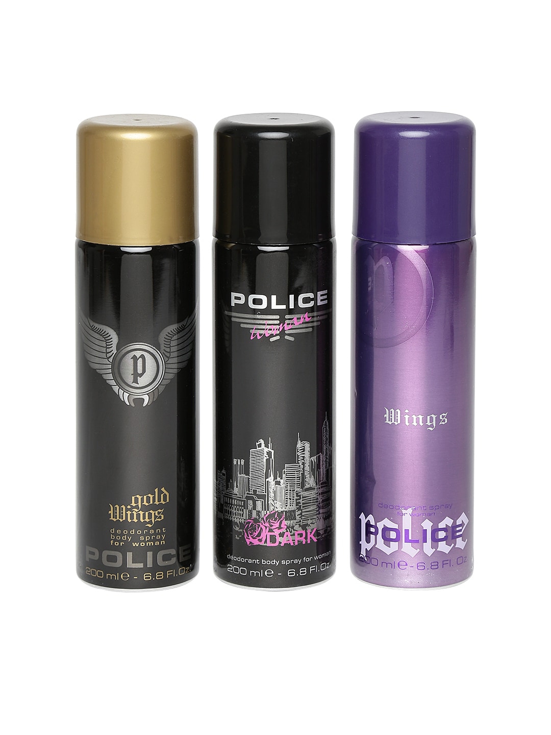 Police Women Pack of 3 Deos