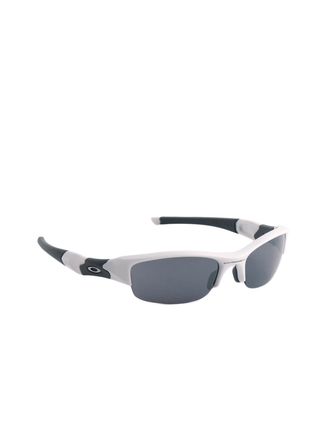 Oakley Men White Fast Jacket Sunglasses