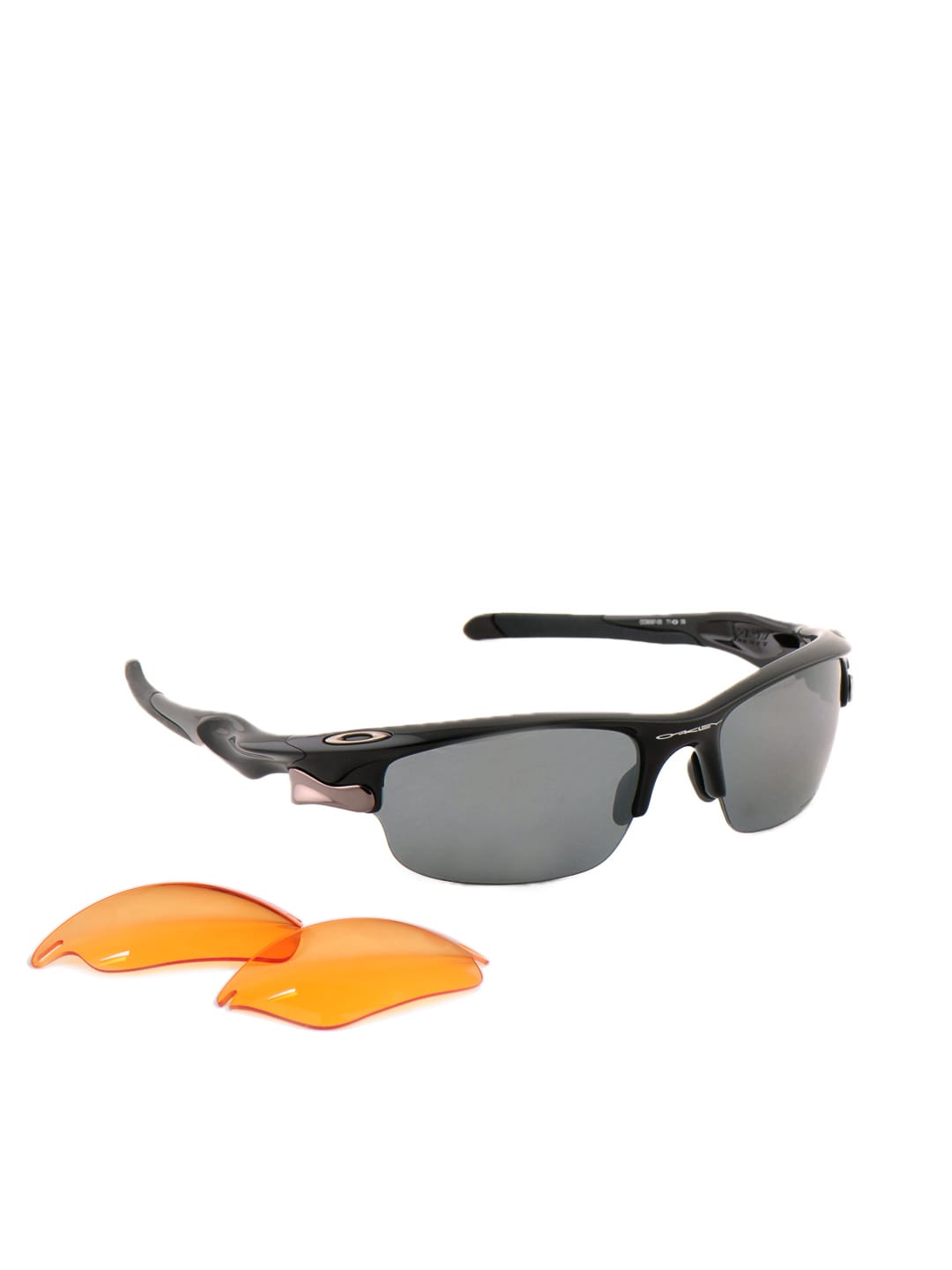Oakley Men Black Fast Jacket Sunglasses
