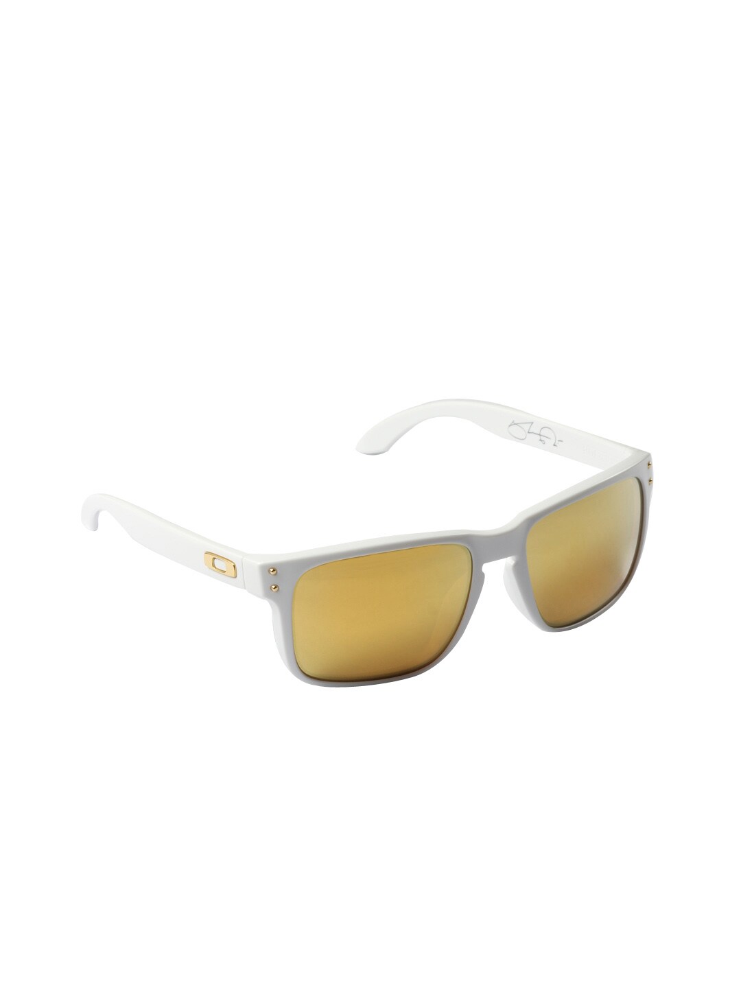 Oakley Men Holbrook White Sunglasses