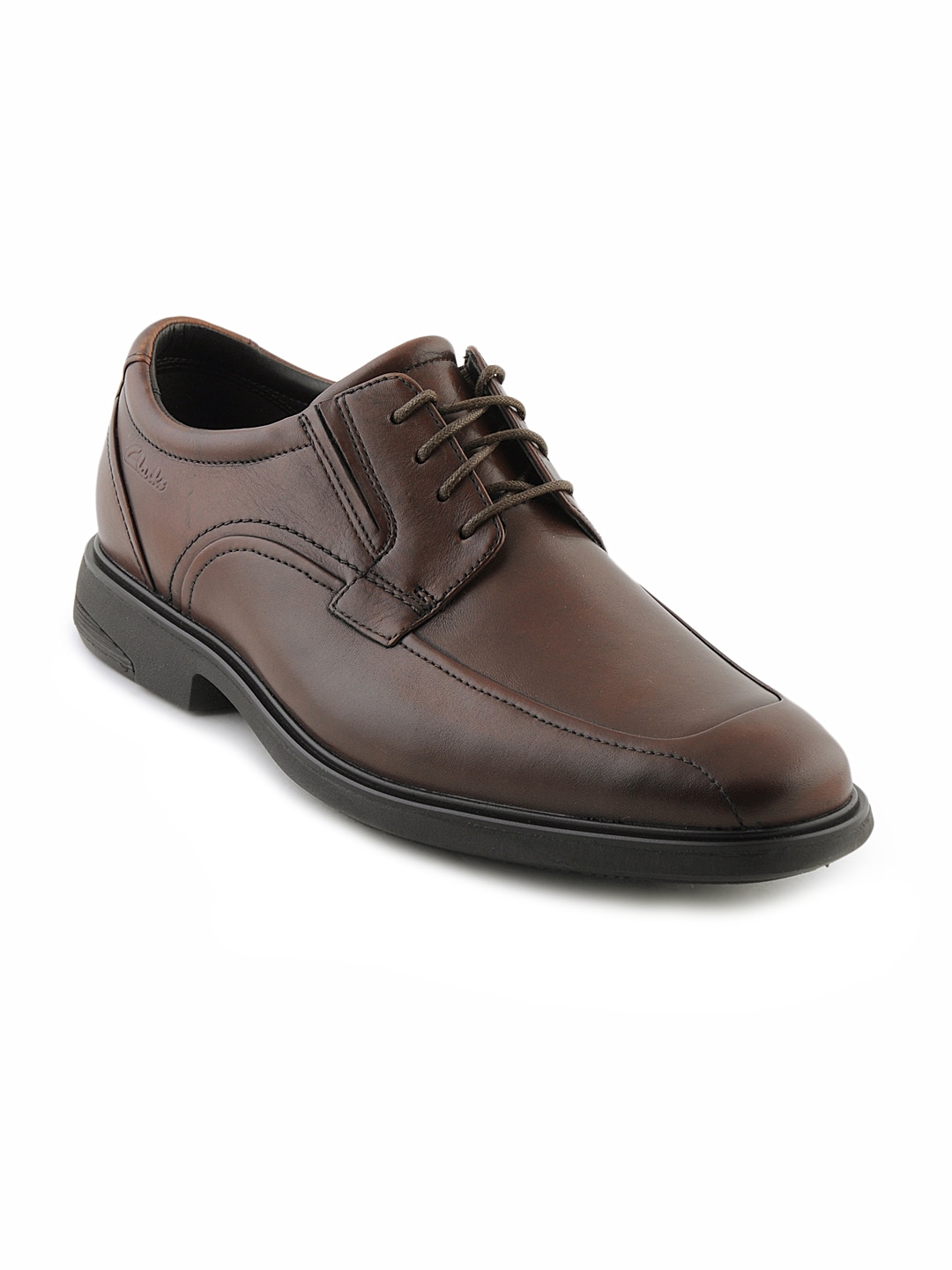 Clarks Men Brown Leather Formal Shoes